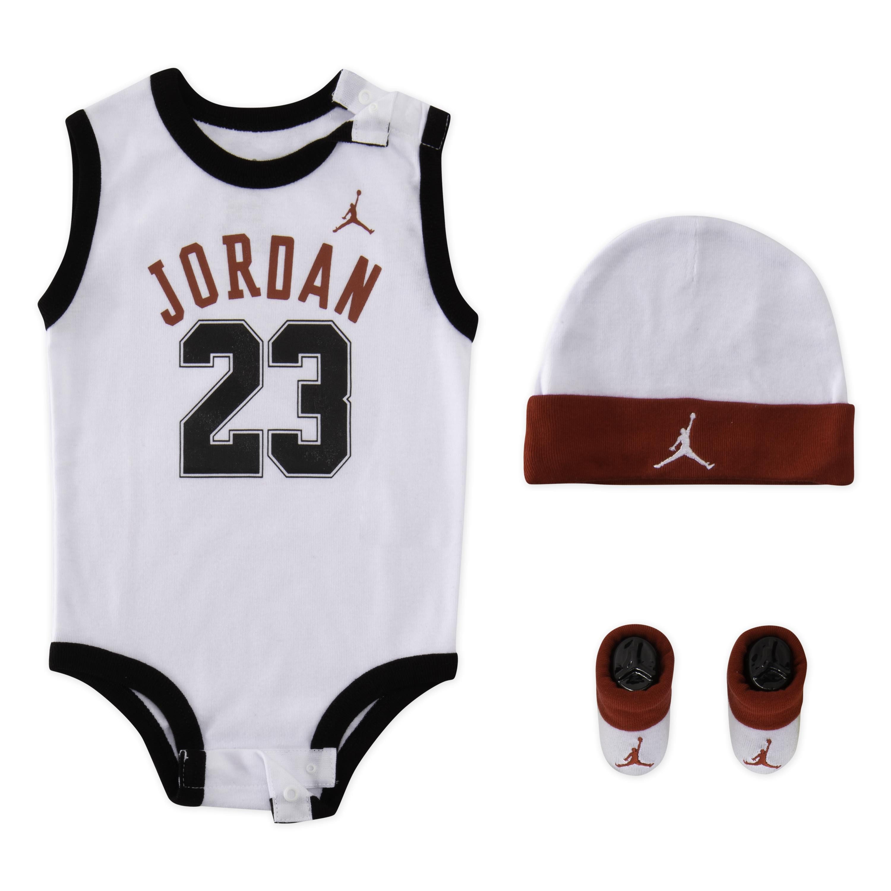 Jordan Erstausstattungspaket (Set, 3-tlg) für Babys, 3-teilig, unifarben mit Farbeinsätzen, aus Baumwollmischung