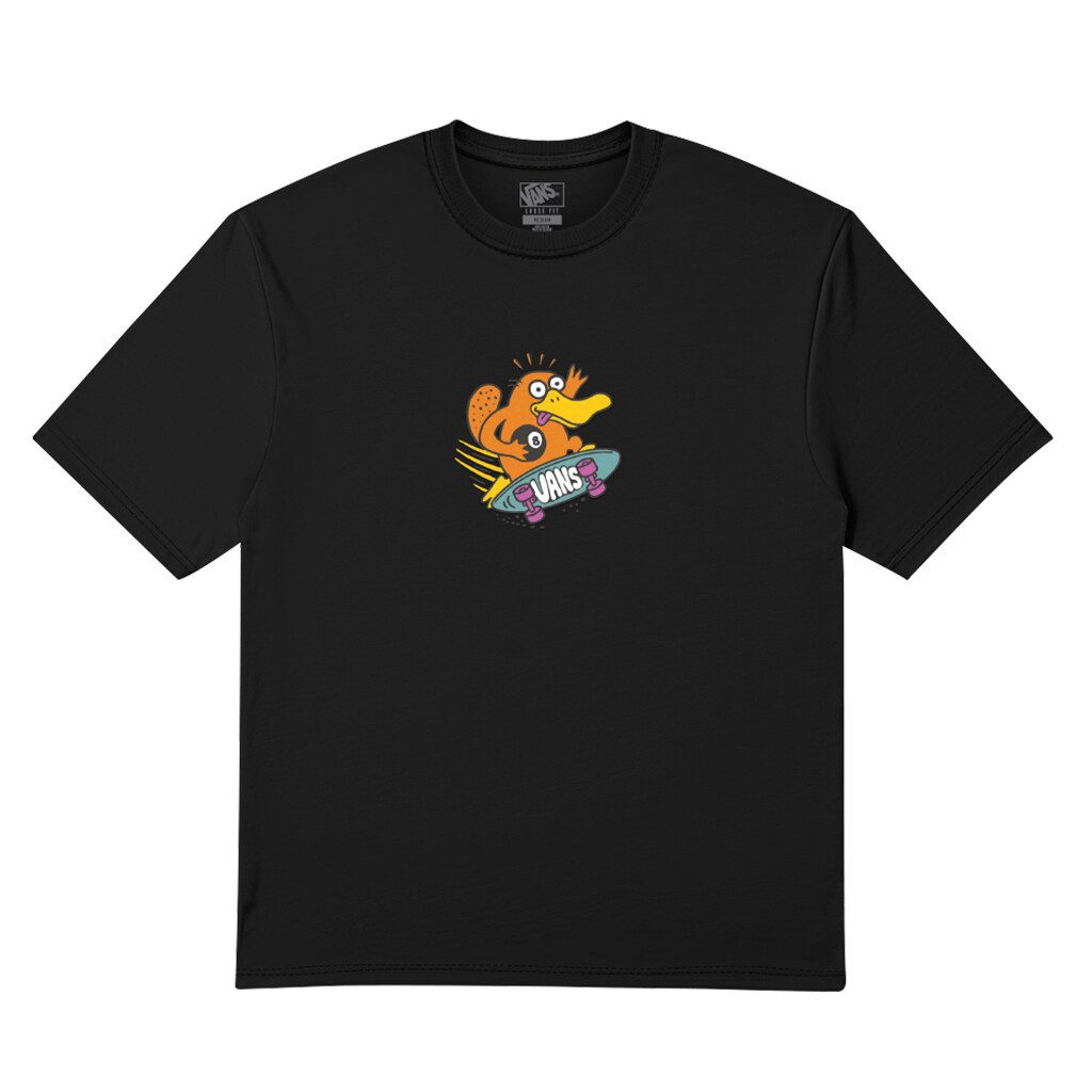 Vans T-Shirt BOONDABURA SS TEE sportlicher Stil, mit Rundhalsausschnitt, Kurzarmdesign, aus Baumwolle