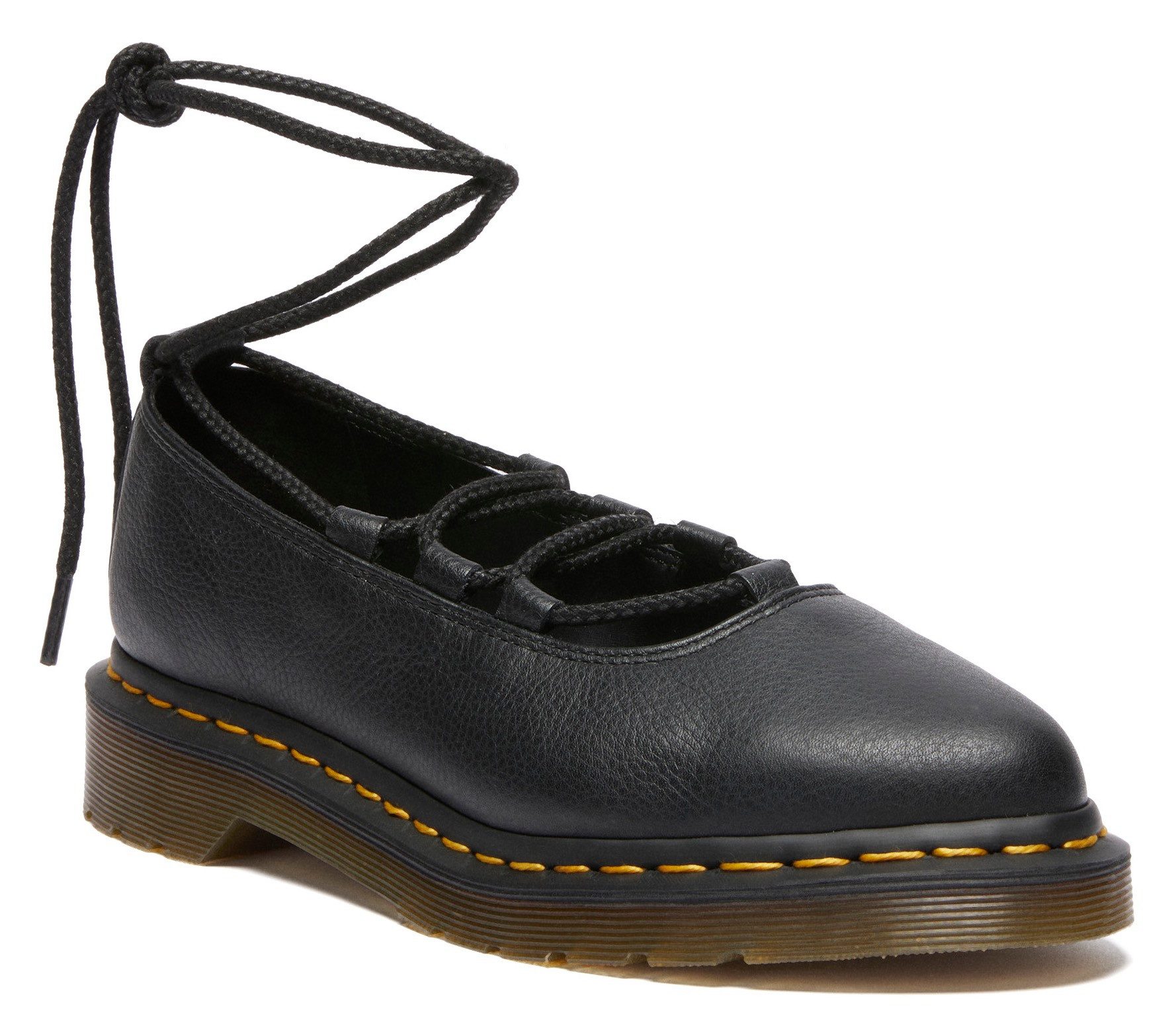 DR. MARTENS Elphie Loafer, Blockabsatz, Ballerina, Plateauschuh mit extravaganter Schnürung