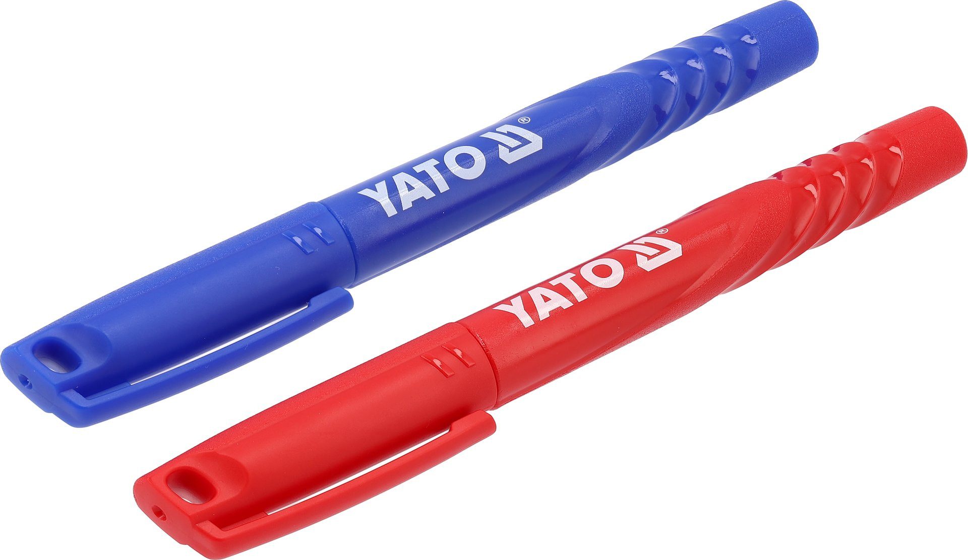 Permanentmarker Technische Markierer Set, 2 Stück – Blau und Rot