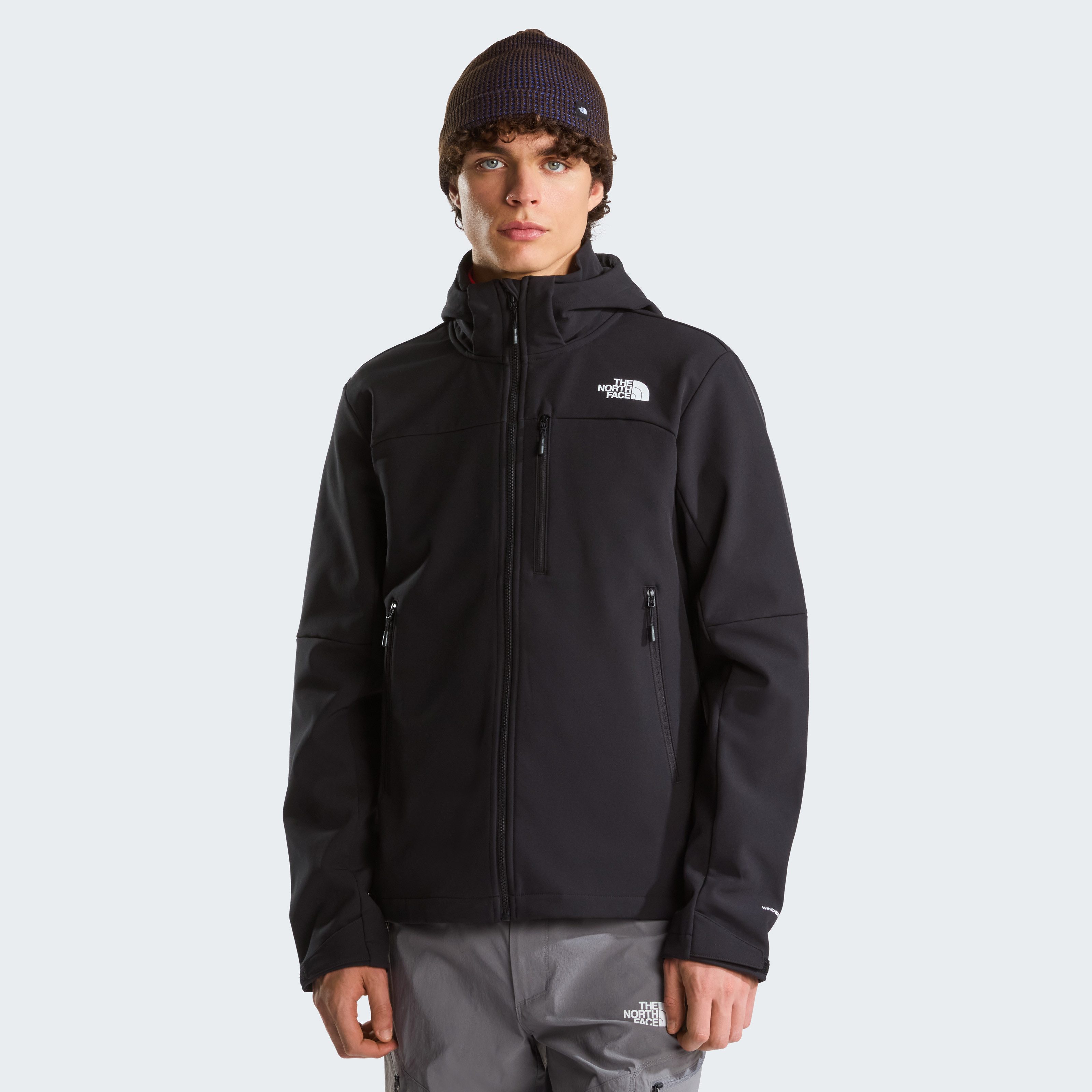 The North Face Funktionsjacke M DIABLO SOFTSHELL DETACHABLE HOOD für Erwachsene, mit sportlicher Ausstrahlung