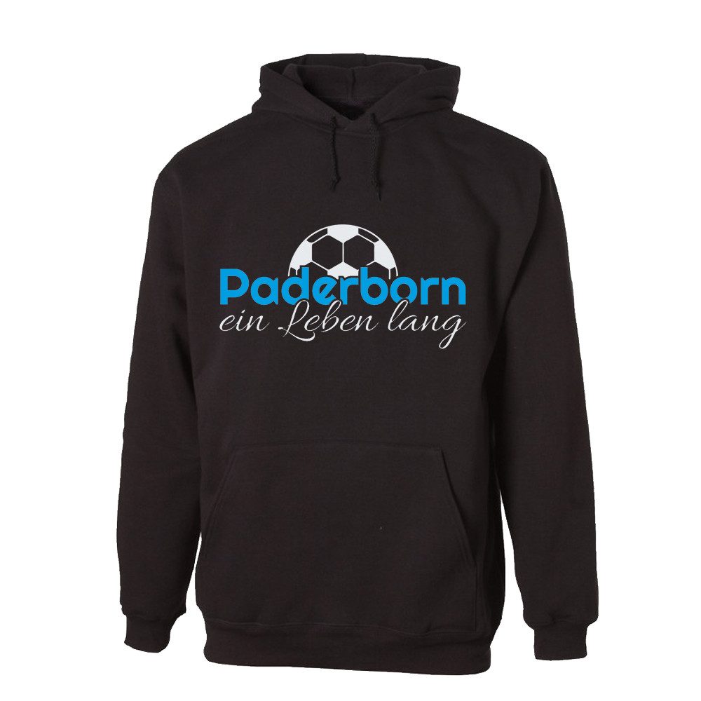 G-graphics Hoodie Paderborn ein Leben lang Unisex Pullover mit einem Motiv für den echten Fan