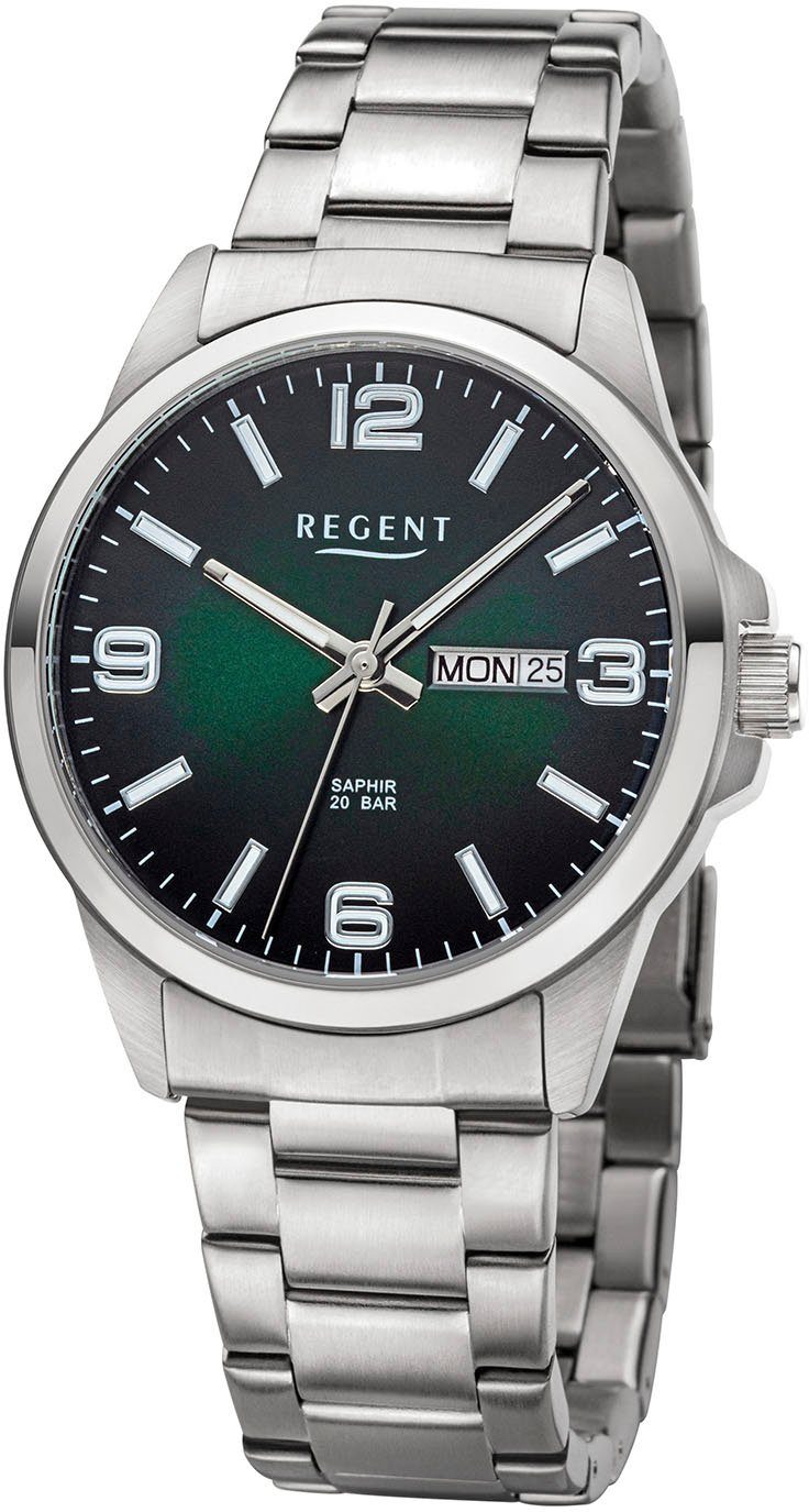 Regent Quarzuhr F1529 - 19864497, Armbanduhr,Herrenuhr,Saphirglas,Edelstahl günstig online kaufen