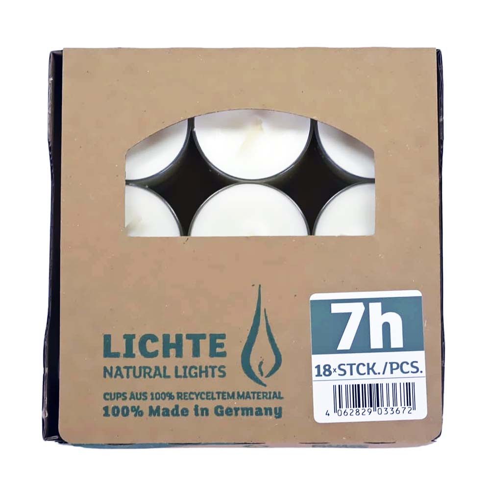 Richard Wenzel GmbH & Co. KG Teelicht PURE Natural Lights - 18 Teelichte 7S günstig online kaufen