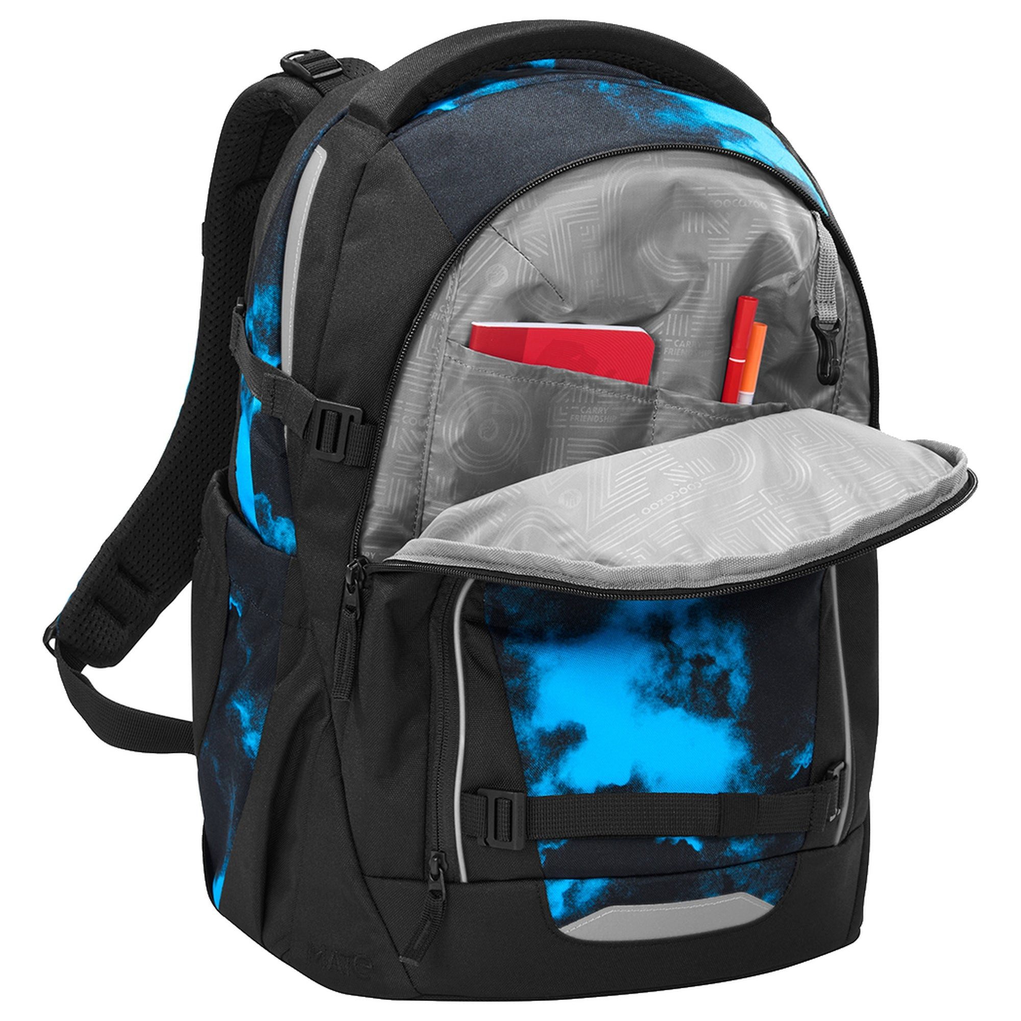coocazoo Schulrucksack Mate - Schulrucksack 48 cm (Mystic Clouds) – Bild 5 von 5