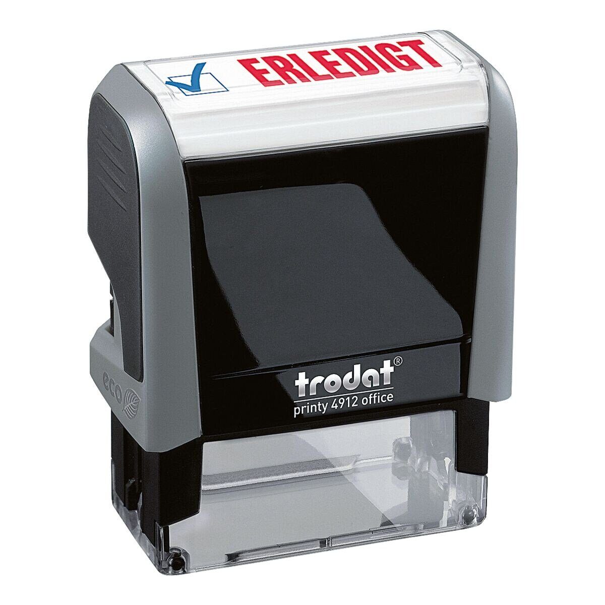 TRODAT Stempel Printy, fertiger Lagertext / Symbol, selbstfärbend, dokumentenecht