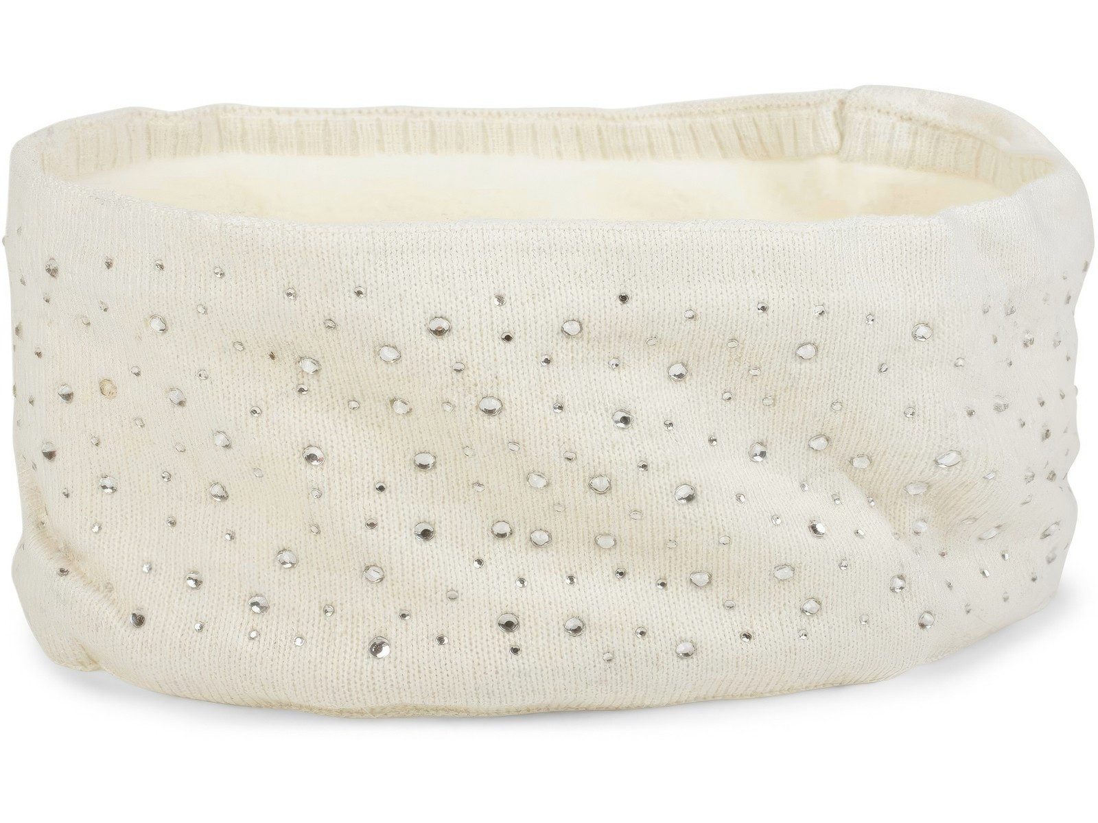 styleBREAKER Stirnband Feinstrick Stirnband mit Strass (1-St) günstig online kaufen