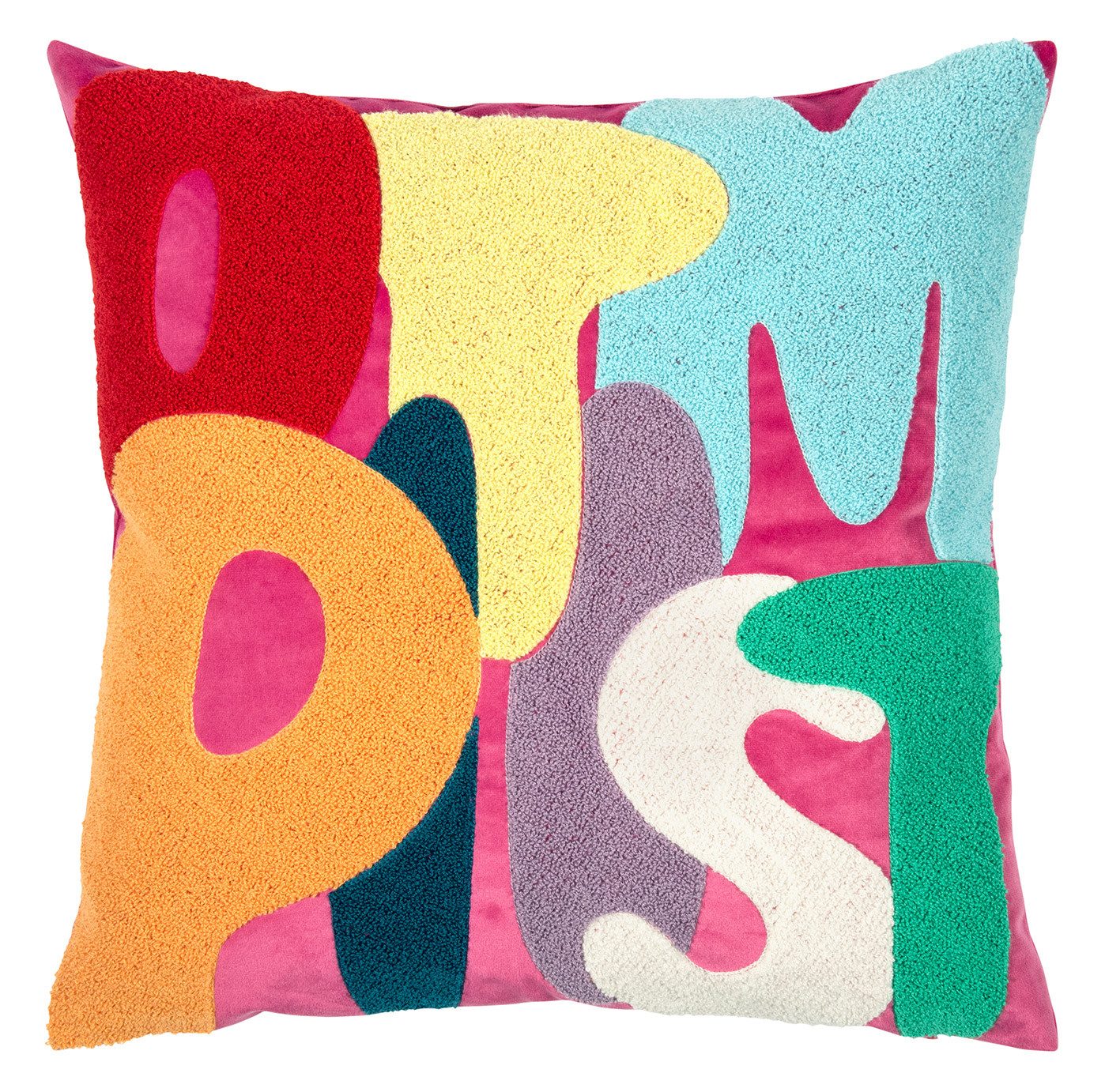 PAD Kissenhülle Pad Kissenhülle Letters OPTIMIST, günstig online kaufen