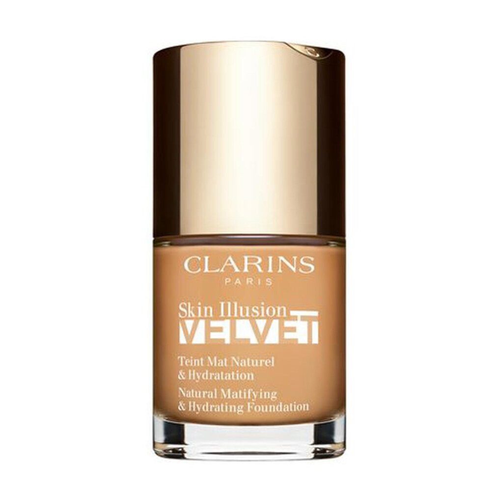 Clarins Foundation Haut ILLUSION VELVET teint mat naturel & hydratation #112,3N