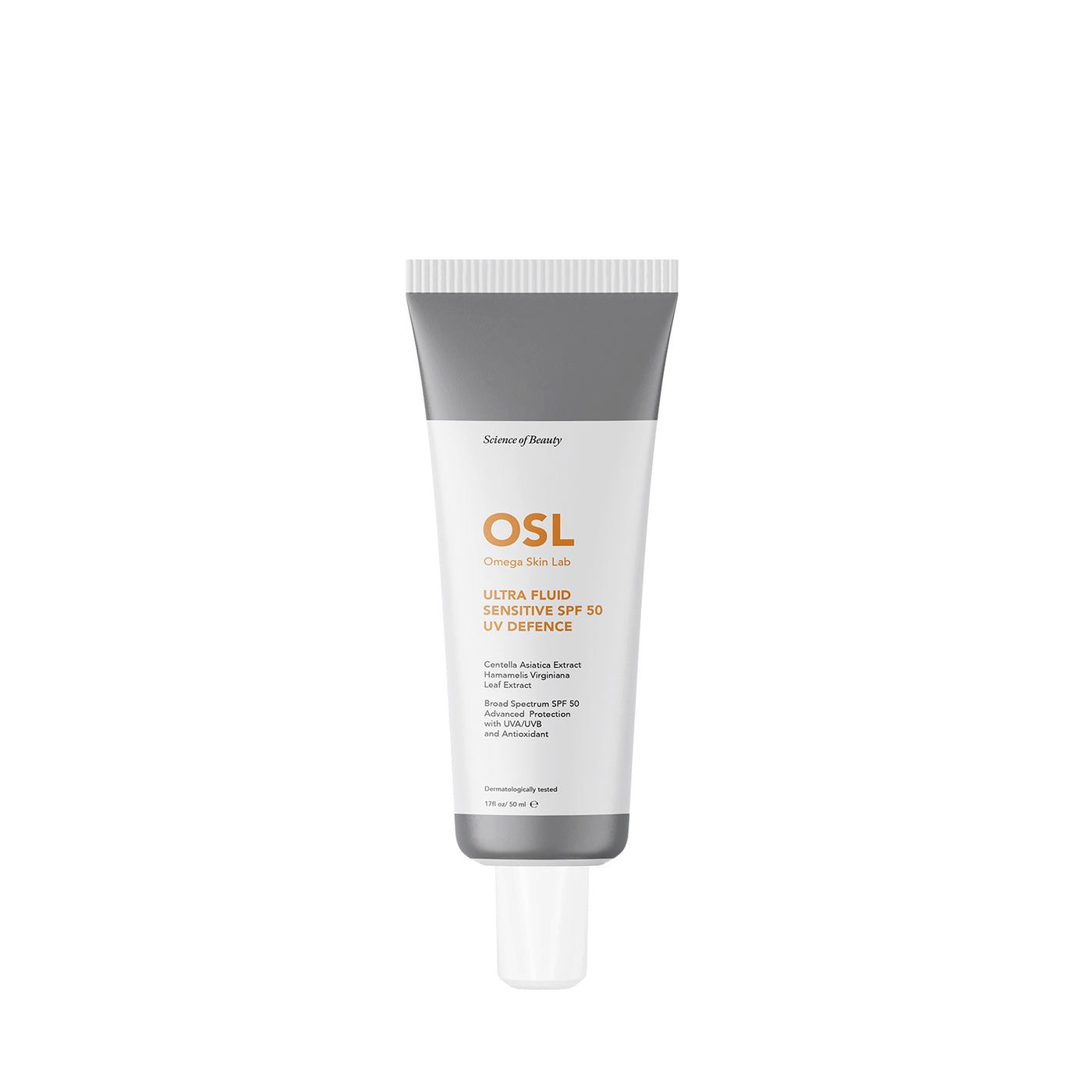 OSL Omega Skin Lab After Sun OSL-Creme – Ultra Fluid Light SPF 50 UV Defence 50 ml, Feuchtigkeitscr