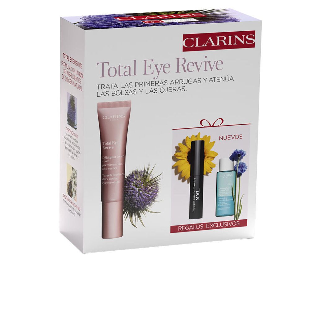 Clarins Hautpflege-Set TOTAL EYE REVIVE CASE 3 Stück