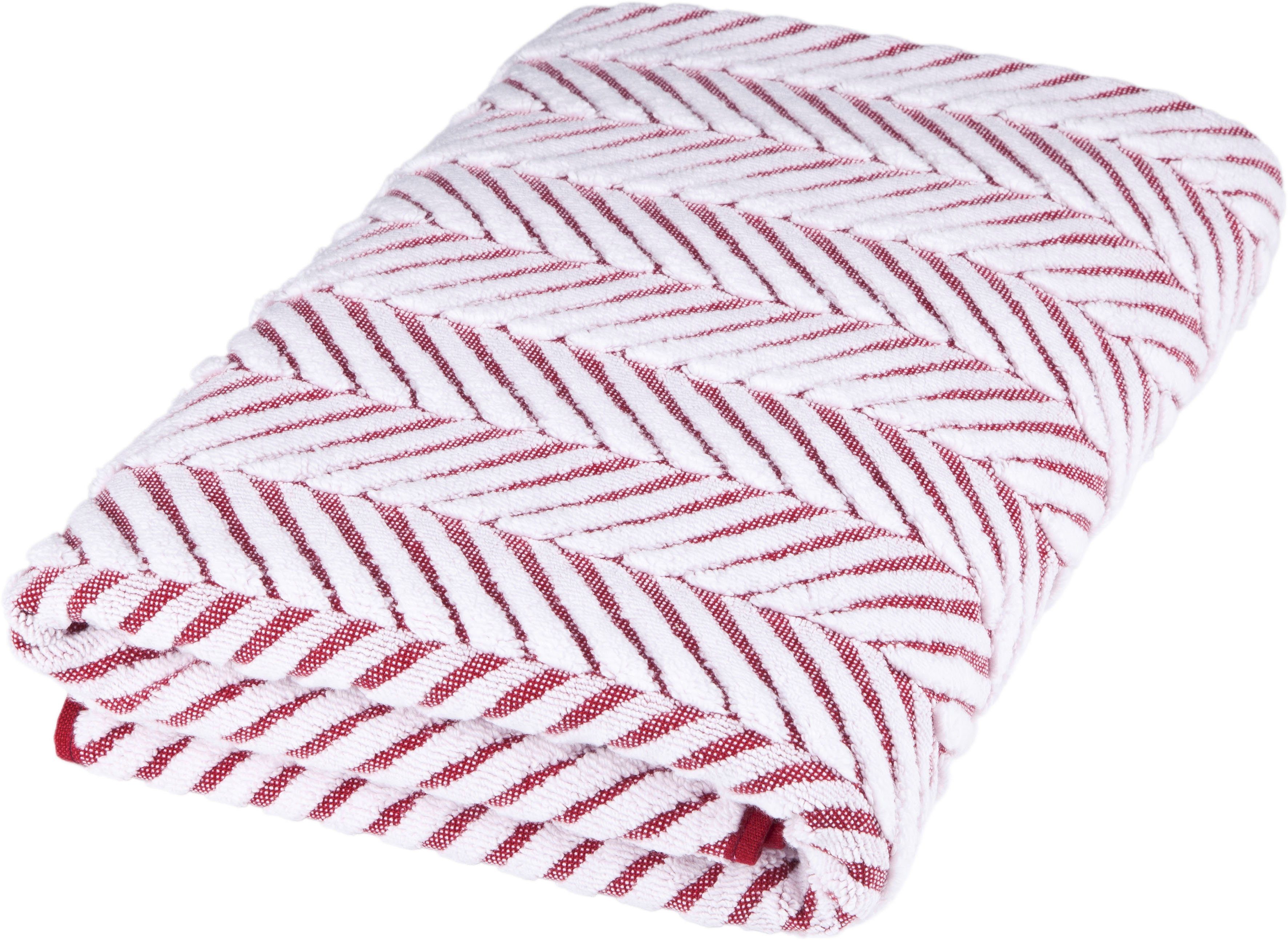 ROSS Duschtuch Sensual 9002, Frottier (1-St), im Zopfmusterstil günstig online kaufen