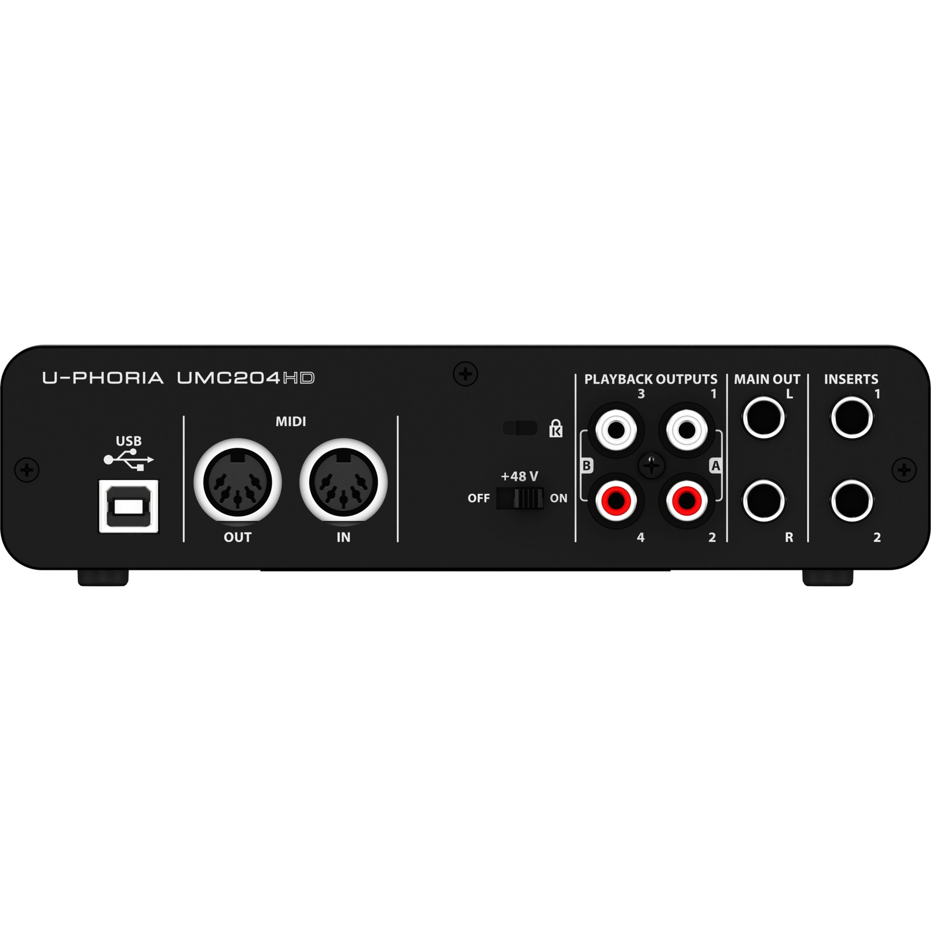 Behringer Digitales Aufnahmegerät (UMC204HD U-Phoria - USB Interface) – Bild 2 von 5