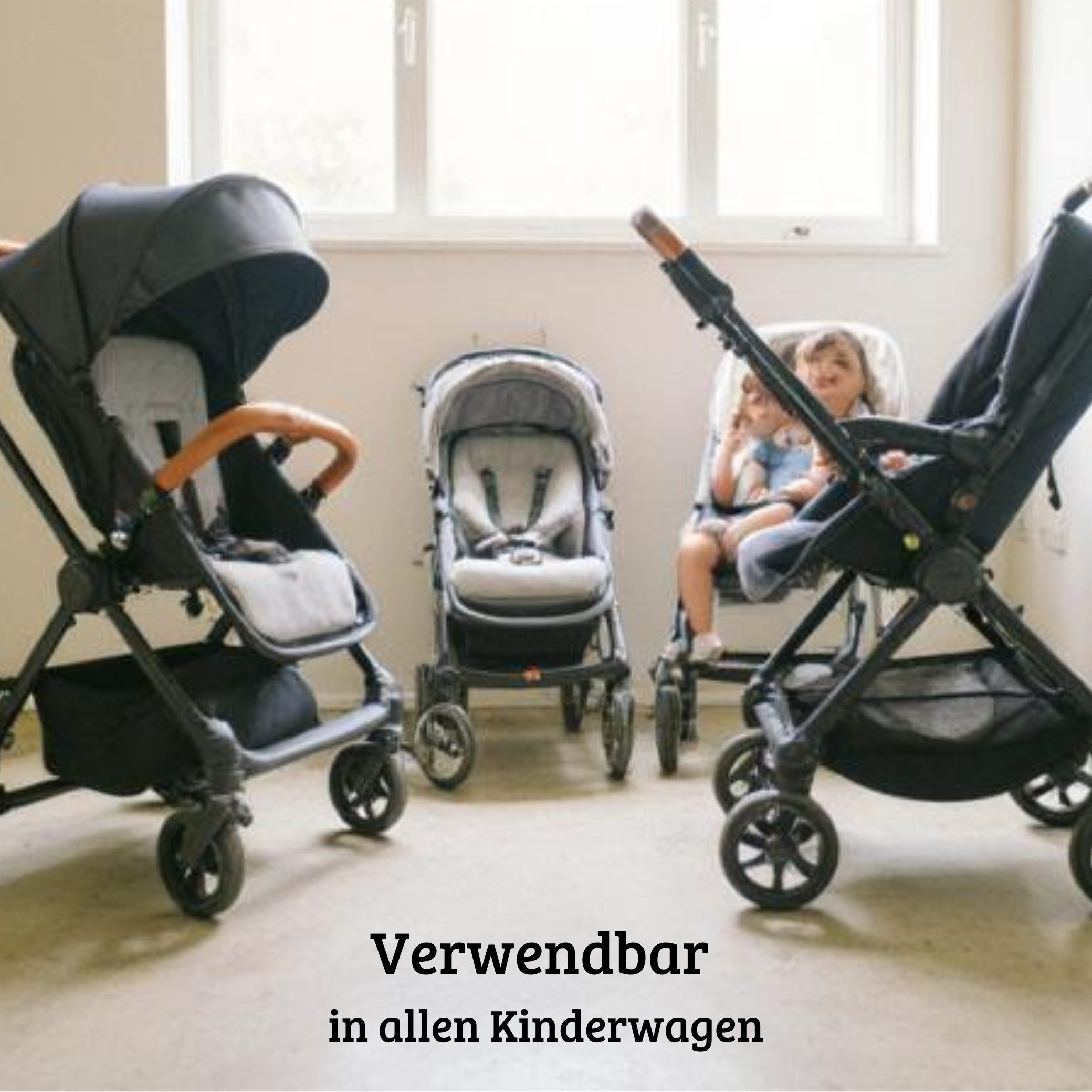Fillikid Kinderwagen-Sitzauflage Wendeauflage Muslin 48x74 cm Exklusiv