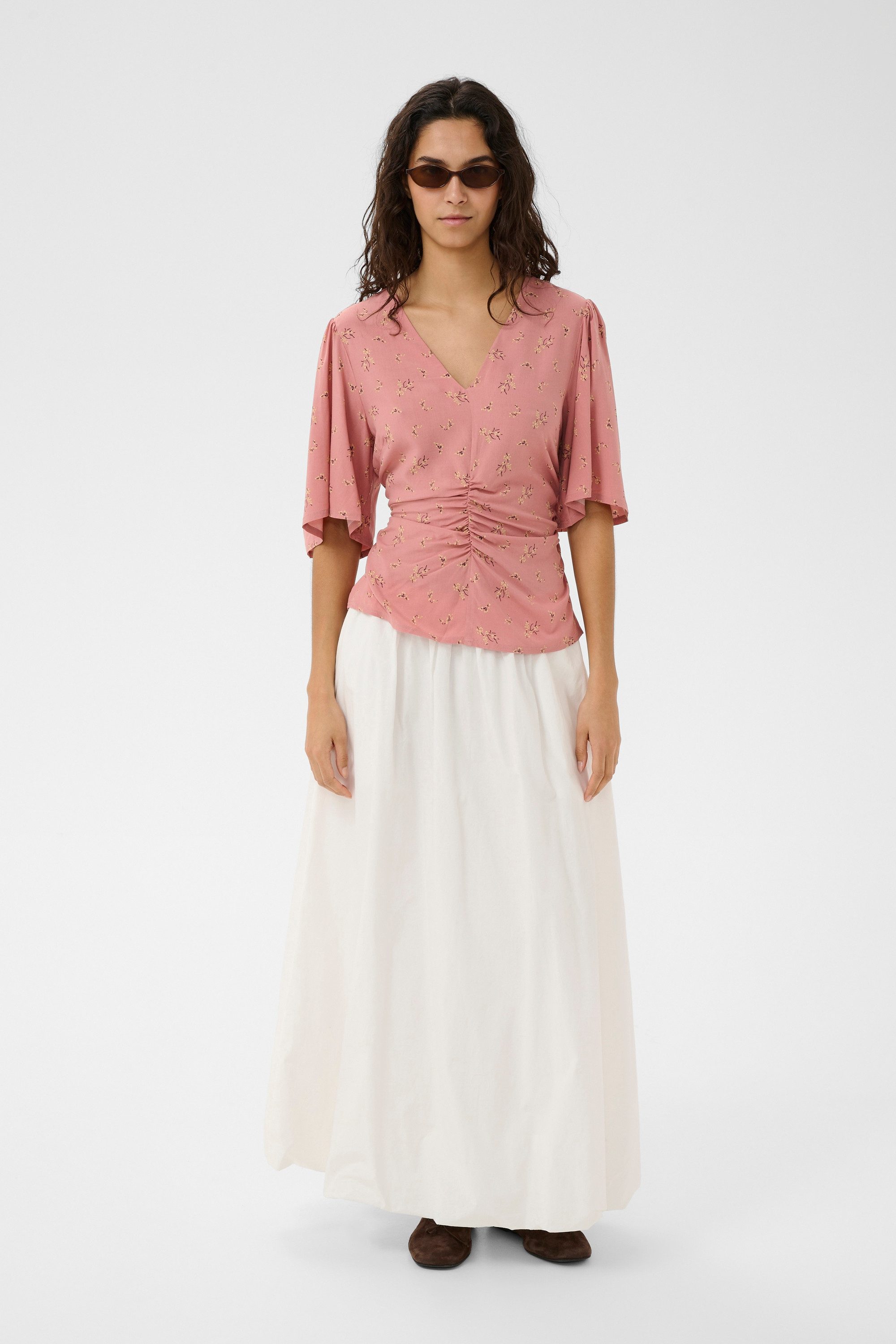SOAKED IN LUXURY Kurzarmbluse Kurzarm-Bluse SLArjana