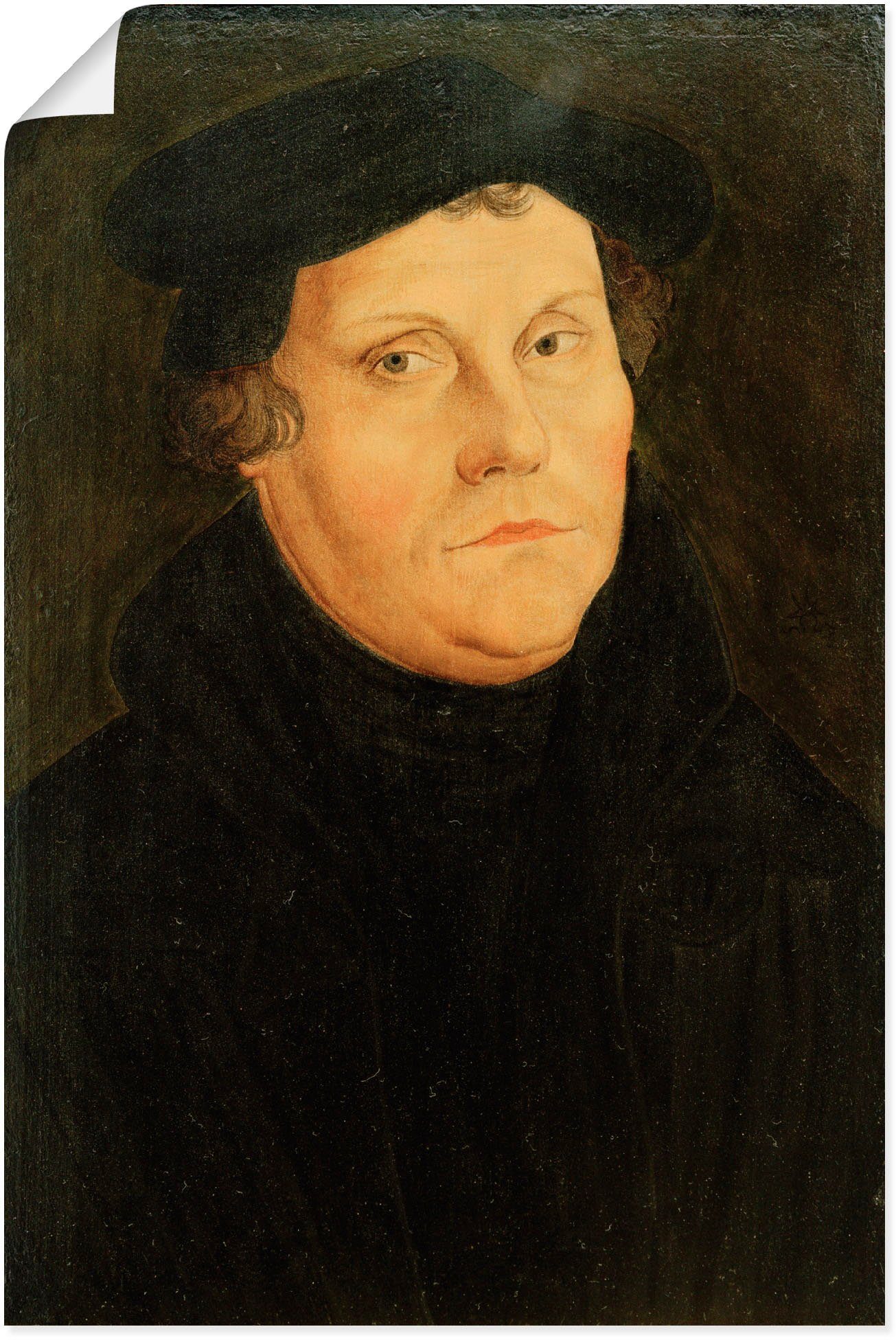 Artland Wandbild Martin Luther, Historische Persönlichkeiten (1 St), als Leinwandbild, Poster in verschied. Größen