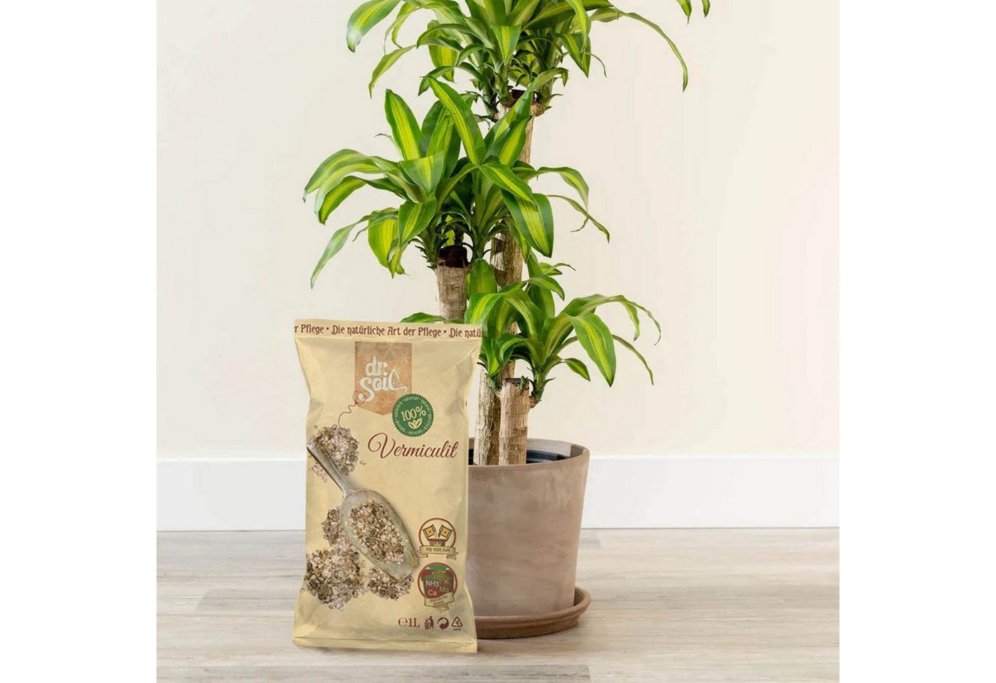 Thumbnail - dr. Soil Blähton Premium Vermiculite Bodenmineralisierer 1L Beutel