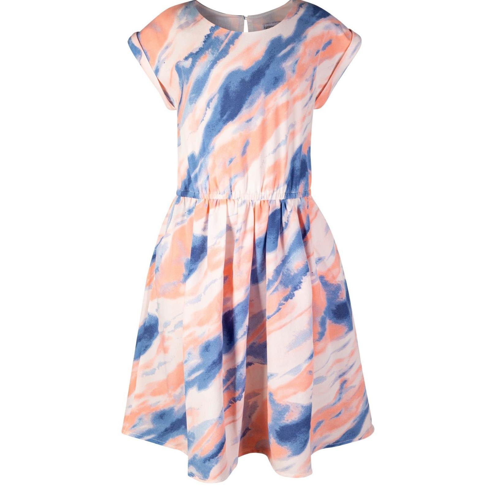 happy girls A-Linien-Kleid »Happy Girls Kleid Coral Bau Sommerkleid Batik«  für Mädchen Batiklook Summer leichter Stoff online kaufen | OTTO