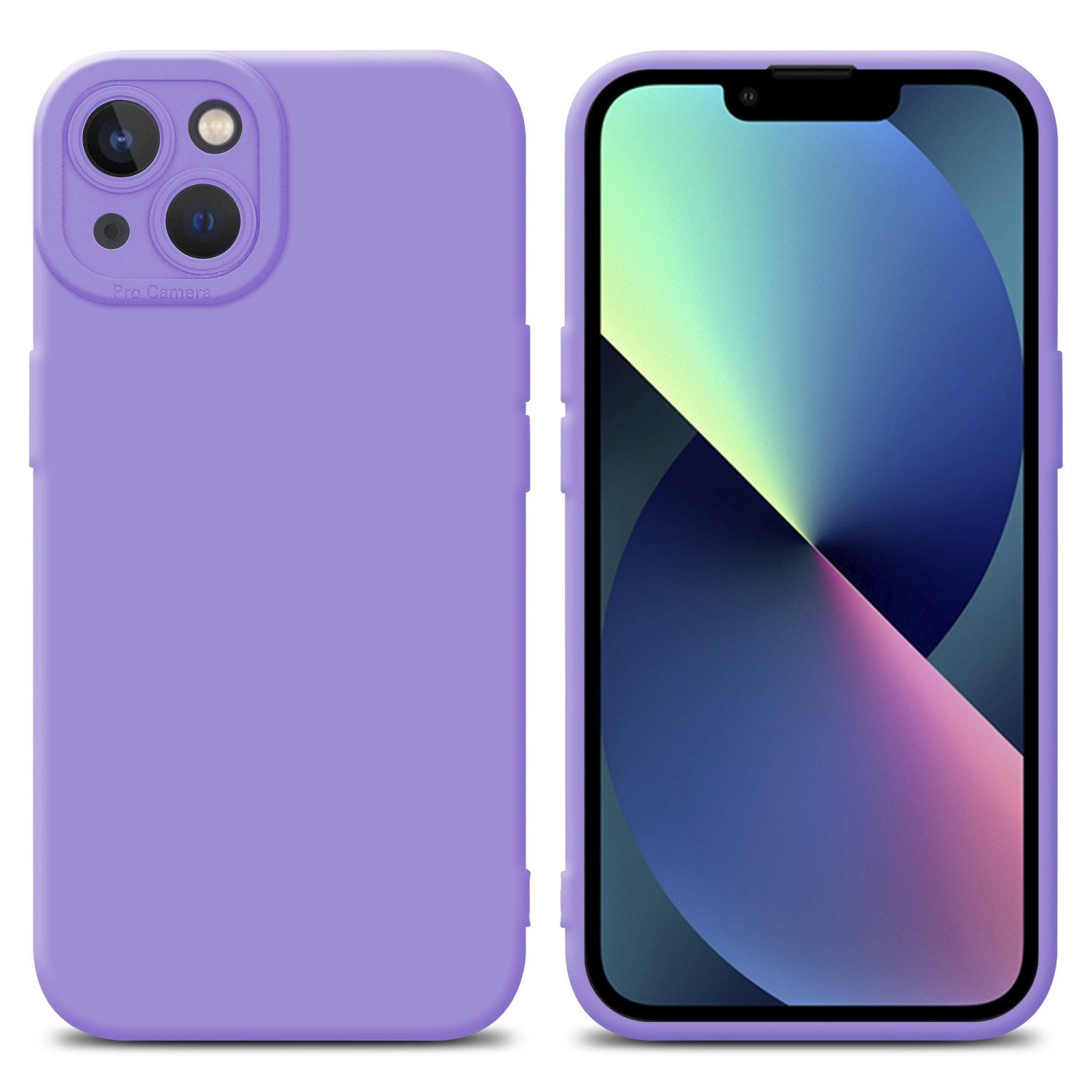 Cadorabo Handyhülle für Apple iPhone 13 Hülle Schutzhülle aus flexiblem Silikon Apple iPhone 13, Hülle Schutzhülle TPU Silikon Case Cover