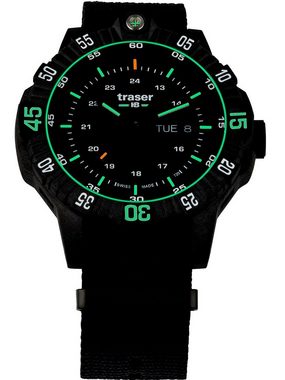 Traser Quarzuhr Traser H3 110722 P99 Q Tactical Black Herrenuhr 46