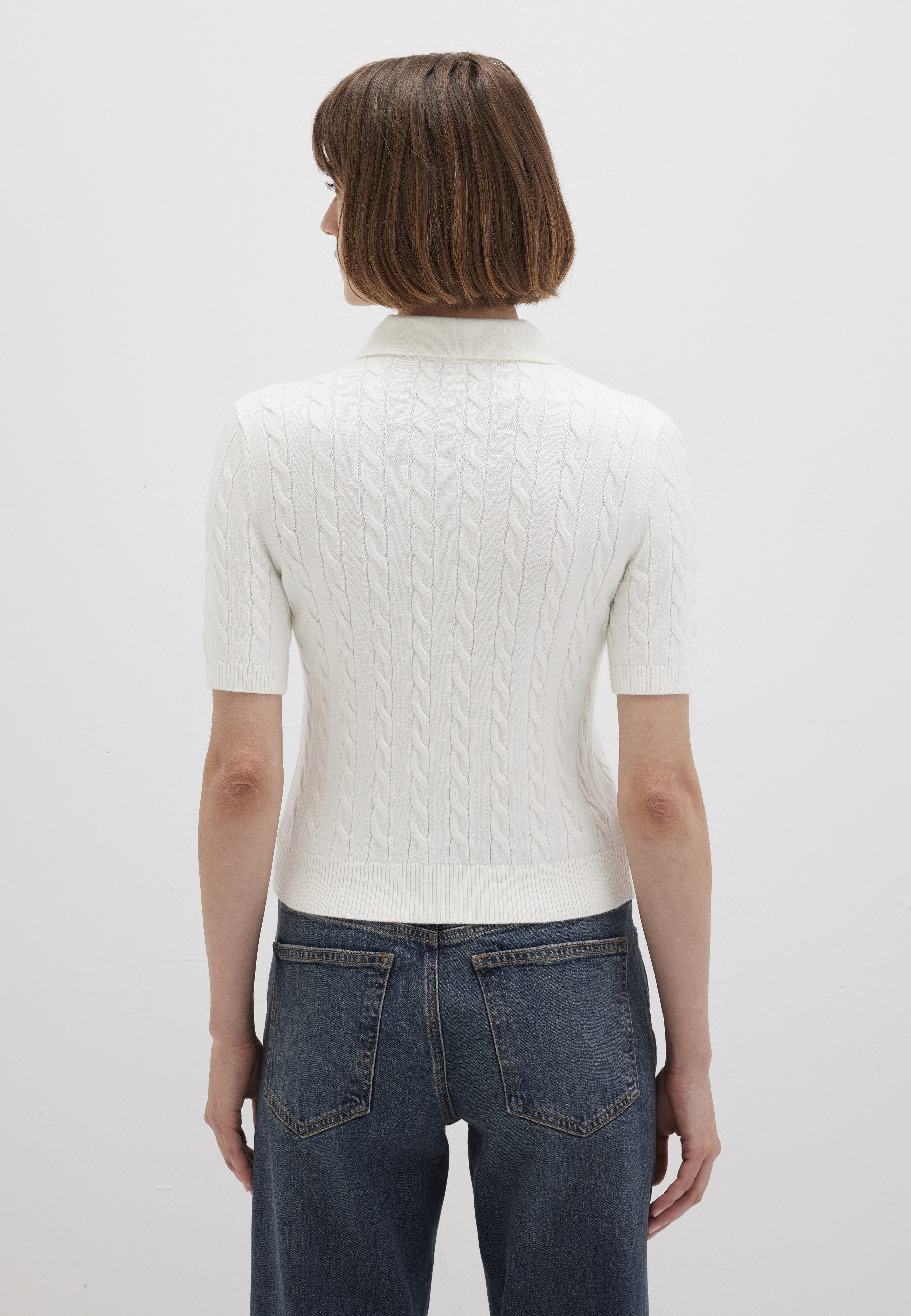 Mavi Strickpullover POLO COLLAR SWEATER Top Strick