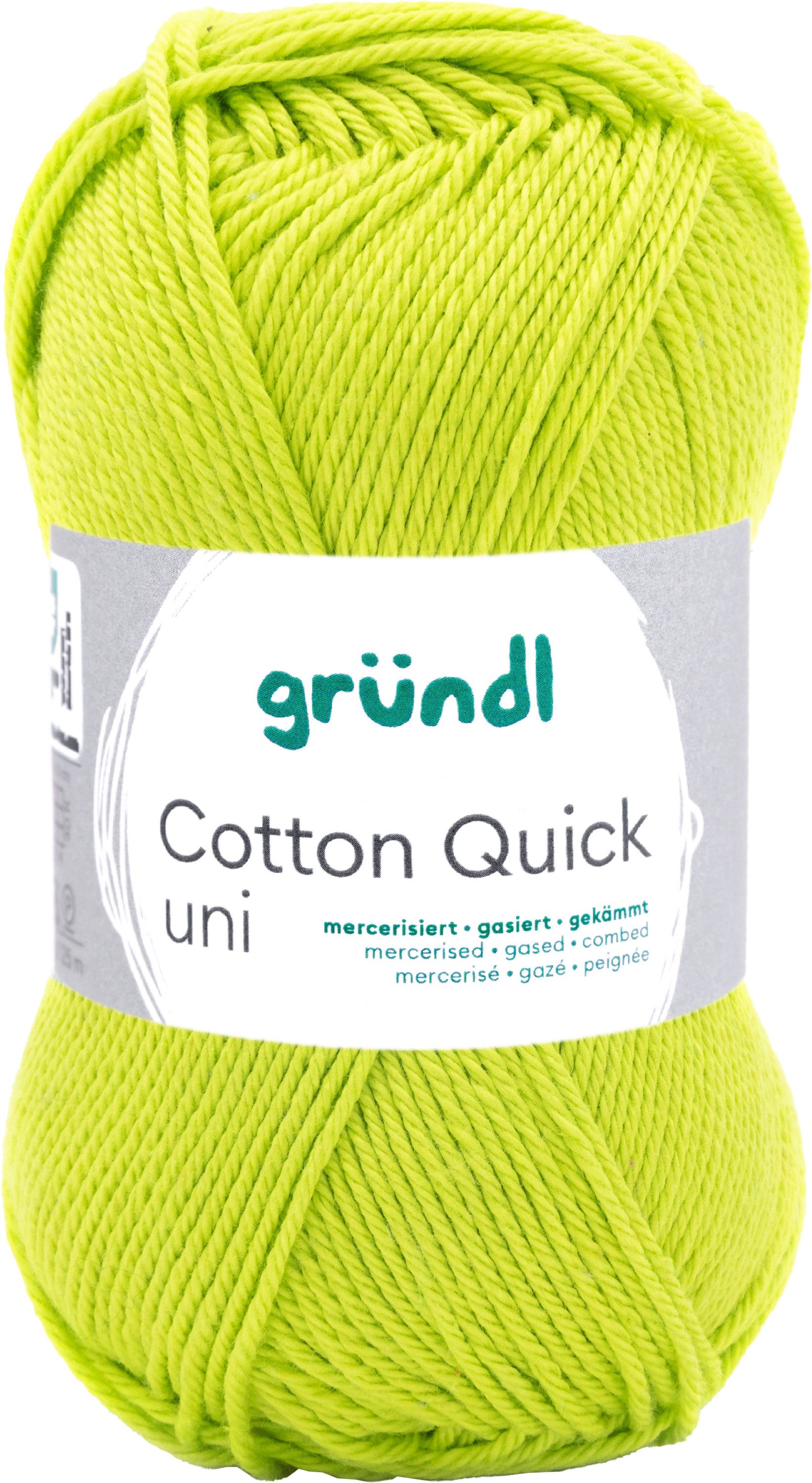 Gründl Cotton Quick Uni Häkelwolle, 50g