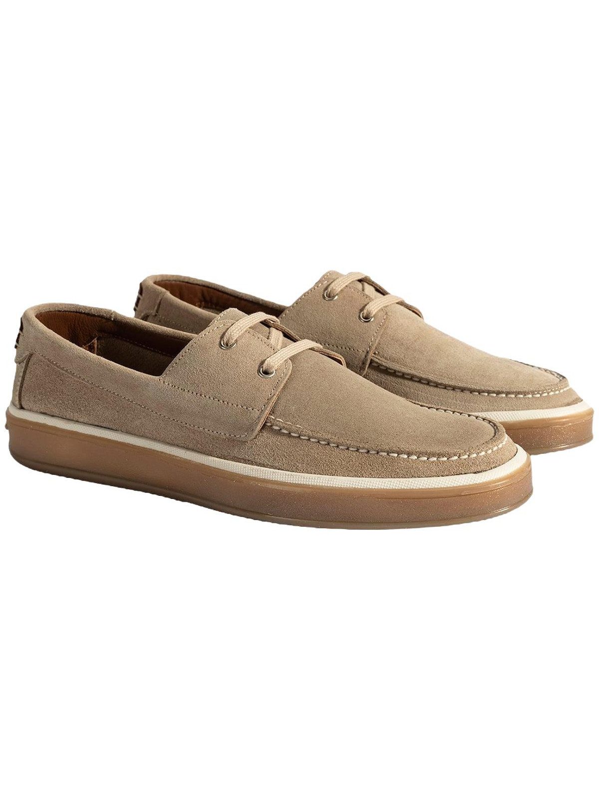 Desa Herren-Slipper – Obermaterial aus Wildleder, Lederfutter, flacher Abs Loafer