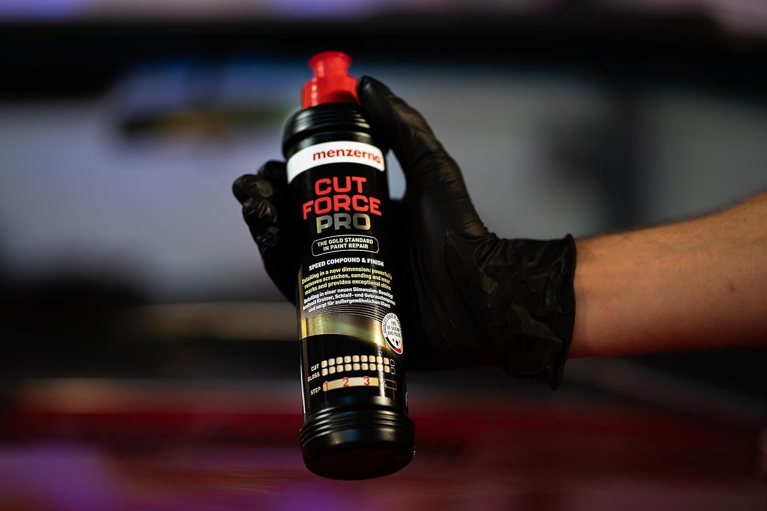 menzerna Cut Force Pro Auto Politur 250ml 3in1 All in One Autopolitur Autopolitur, Profi One Step Polierpaste - Schleifpaste für alle Lackarten – Bild 2 von 5