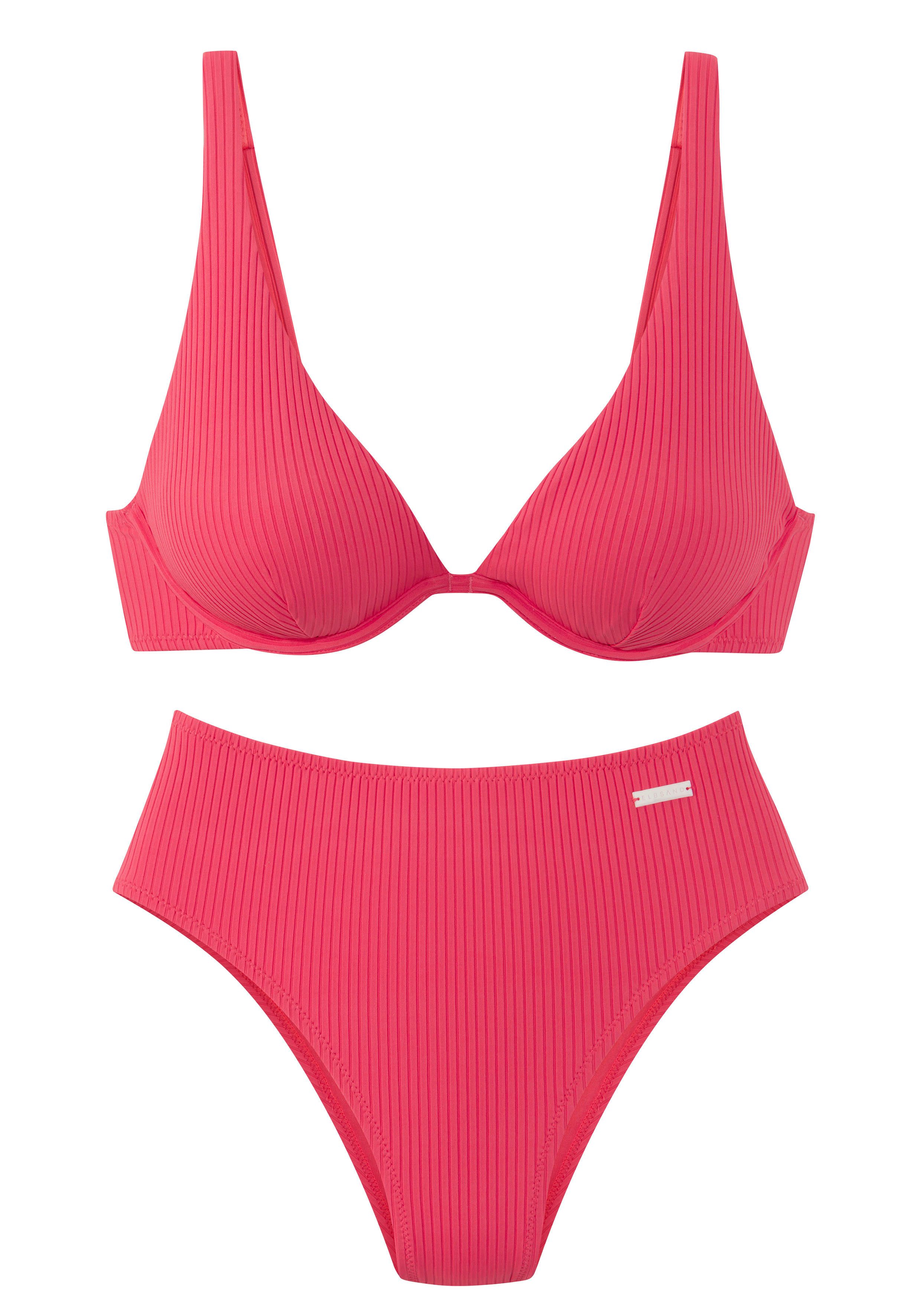 Elbsand Bügel-Bikini aus trendiger Rippware günstig online kaufen