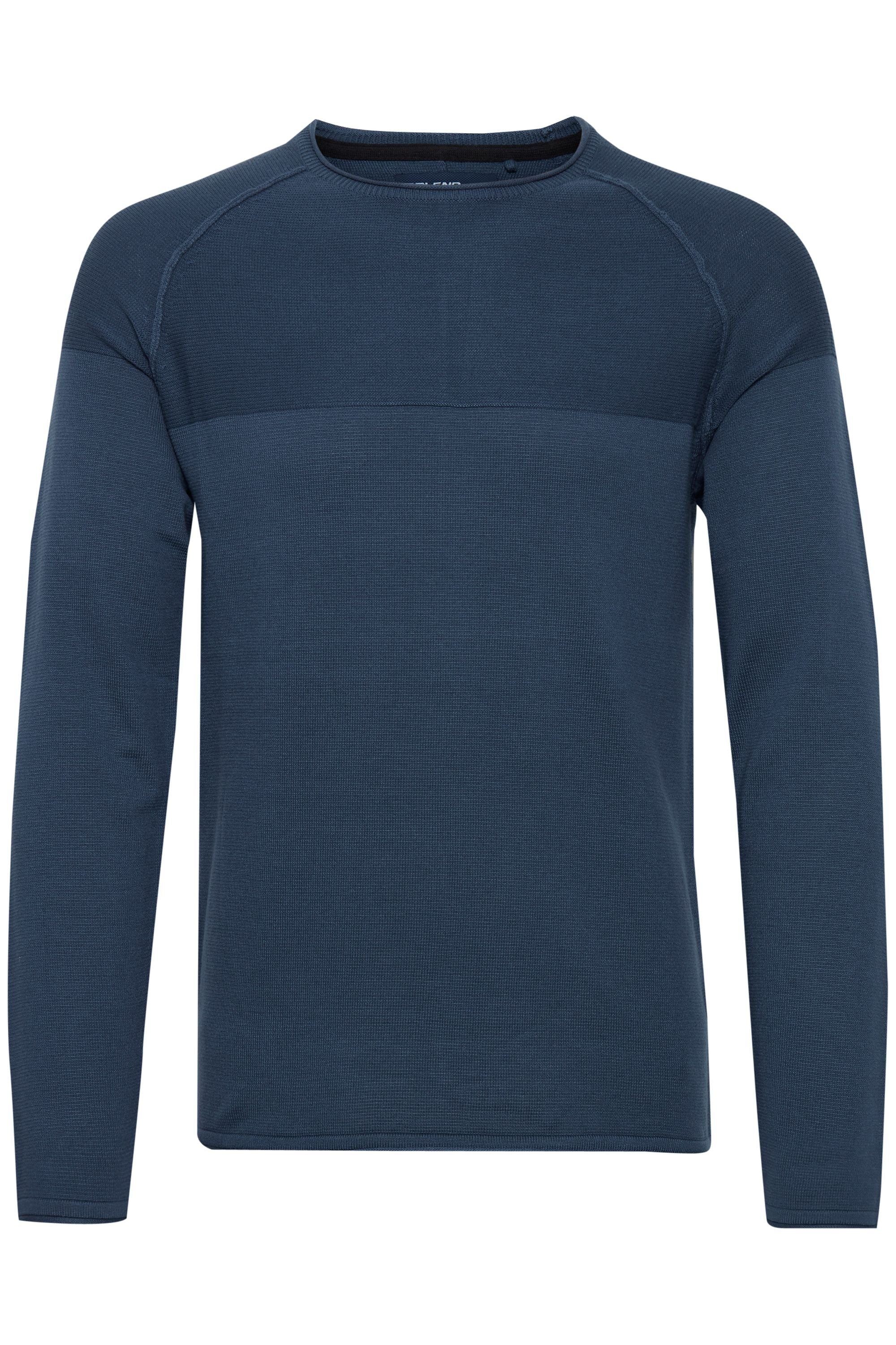 Blend Strickpullover BHAdriano Feinstrick-Pullover mit Ziernähten günstig online kaufen
