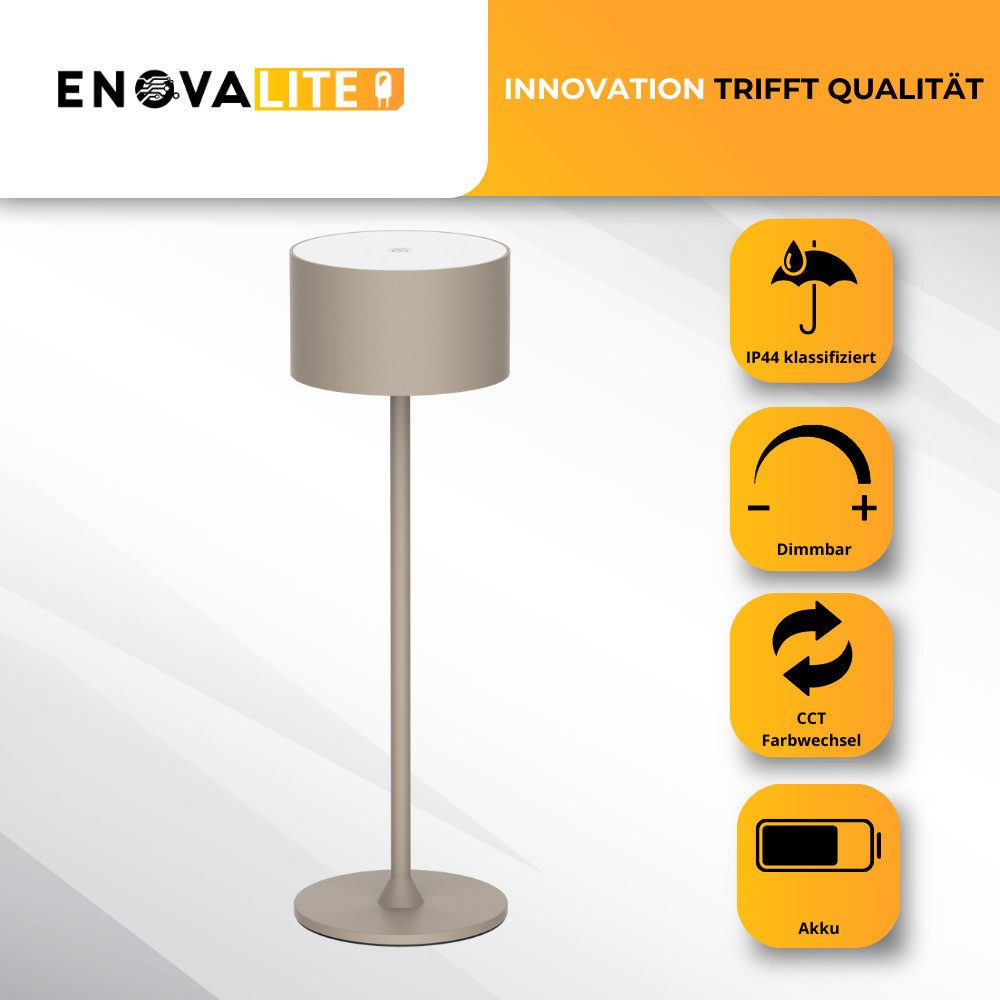 ENOVALITE LED Tischleuchte ENOVALITE LED Tischleuchte 1 W 2200 K, 2500 K, 3000 K, LED fest integriert, Farbwechsler