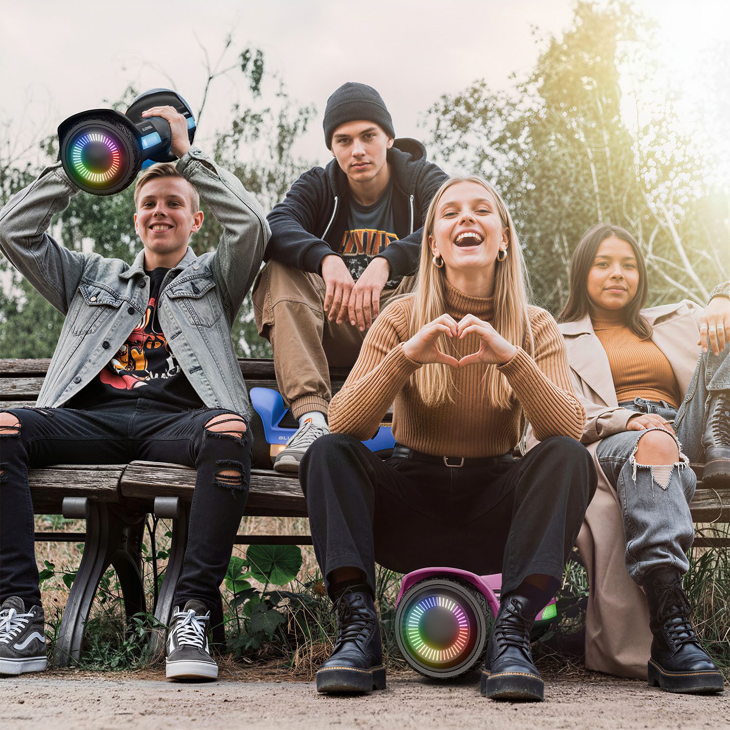 Bluewheel Electromobility Balance Scooter HX720, Geschwindigkeit: bis 12 km/h, Reichweite bis zu 13 km