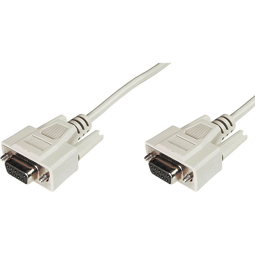 Digitus Seriell Anschlusskabel [1x D-SUB-Buchse 9pol. - 1x D-SUB-Buchs Konverterkabel