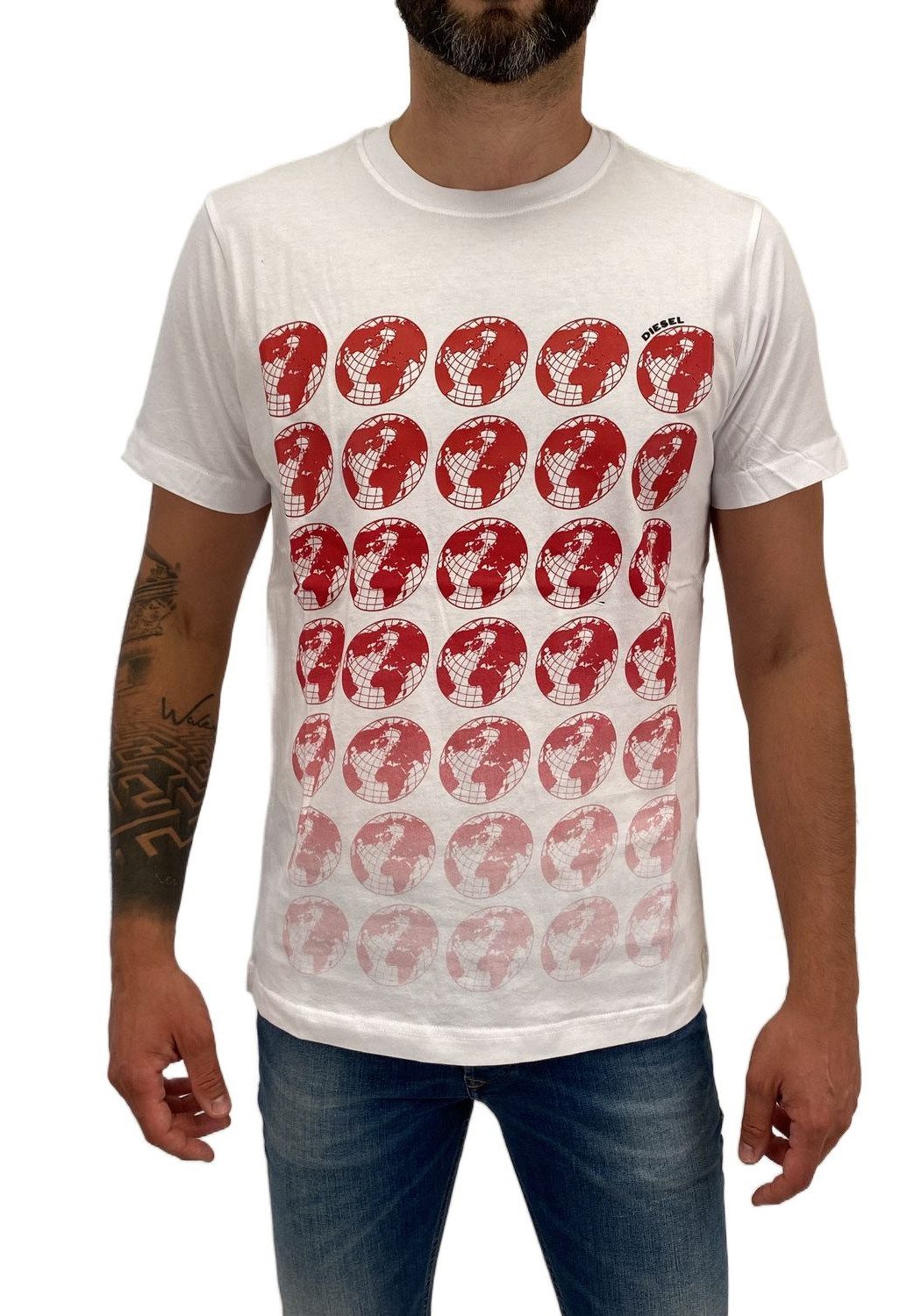 Diesel T-Shirt Diesel "T-Joe-SC Herren T-Shirt günstig online kaufen