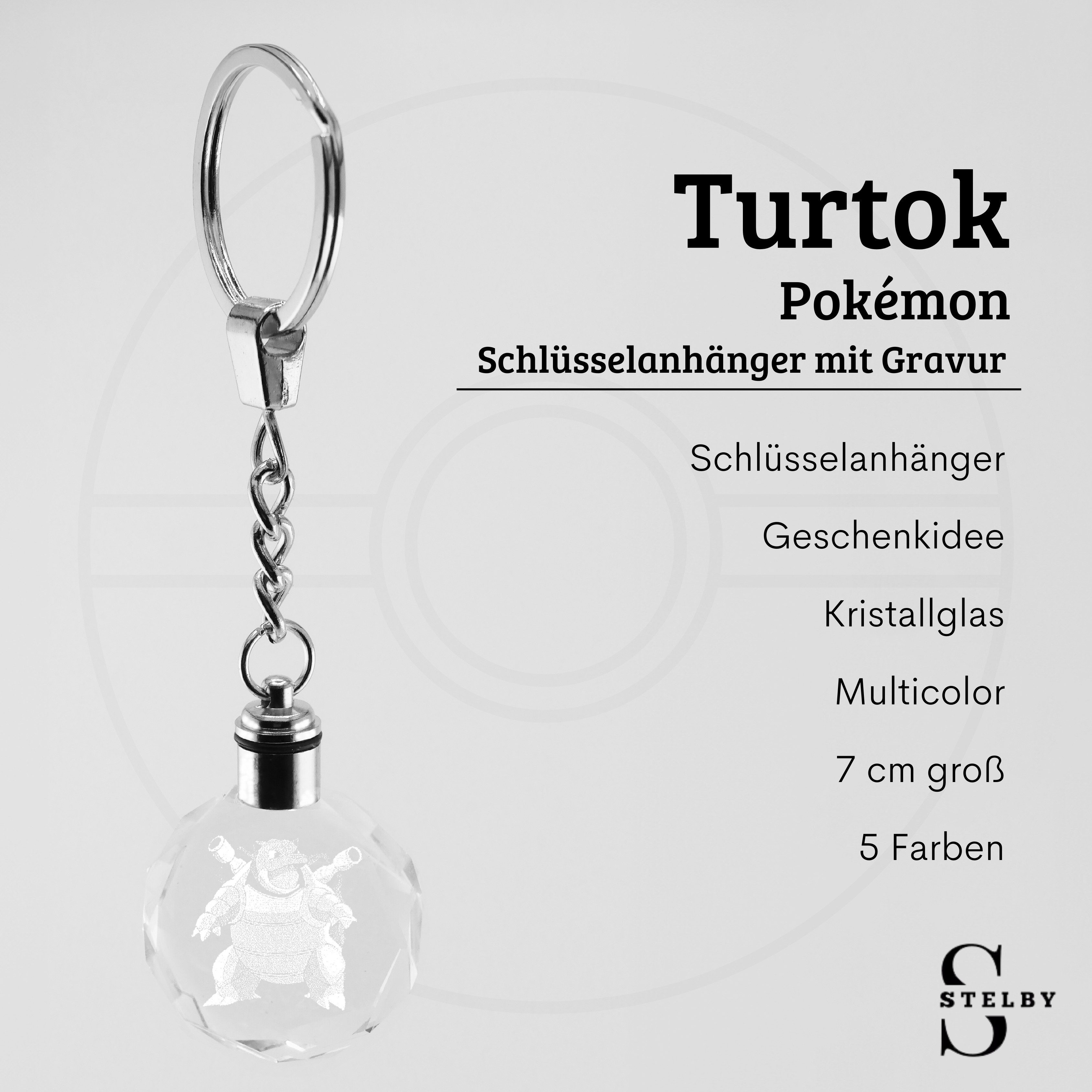 Stelby Schlüsselanhänger mit Gravur Pokemon Schlüsselanhänger günstig online kaufen