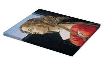 Posterlounge Leinwandbild Sandro Botticelli, Bildnis einer jungen Frau, 1476-1480, Malerei
