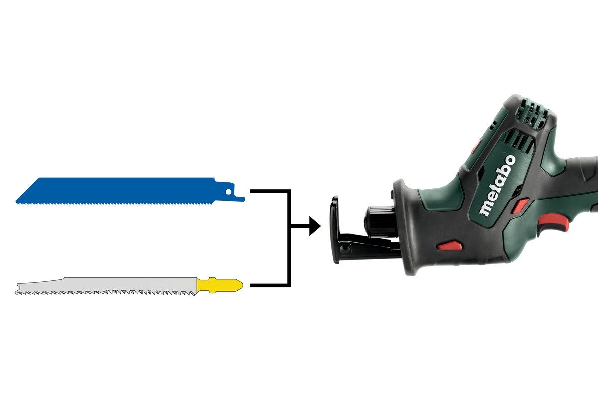 metabo Akku-Säbelsäge Akku-Säbelsäge SSE 18 LTX Compact in MetaLoc - 602