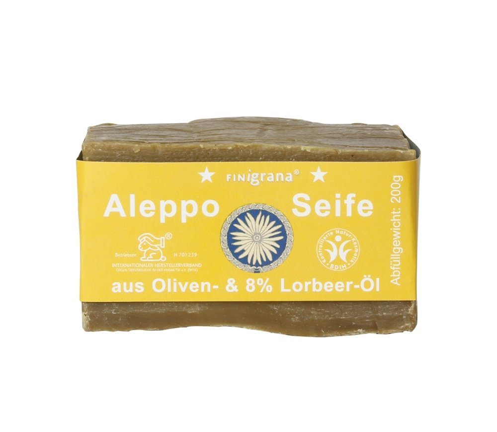 Soapbrothers Feste Duschseife Aleppo Seife aus Oliven- und Lorbeeröl, 6 versch. Sorten, Testsieger, Testsiegerseife bei Stiftung Waren, verschiedenen Ölanteile Olivenöl und 8% Lorbeeröl
