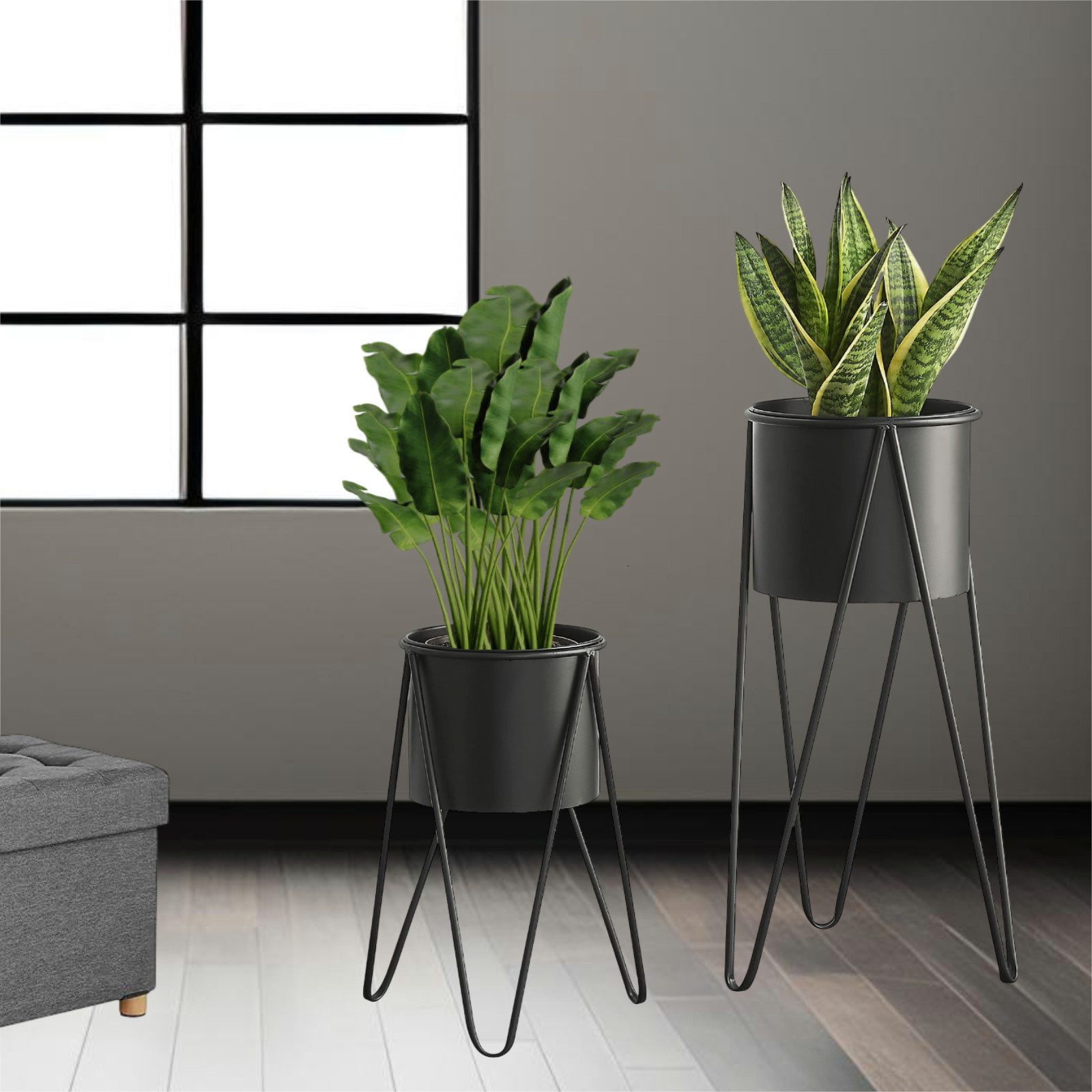 Blumenständer Blumenständer Pflanzgestell Pflanzständer Blumentopfhalter 2er Set