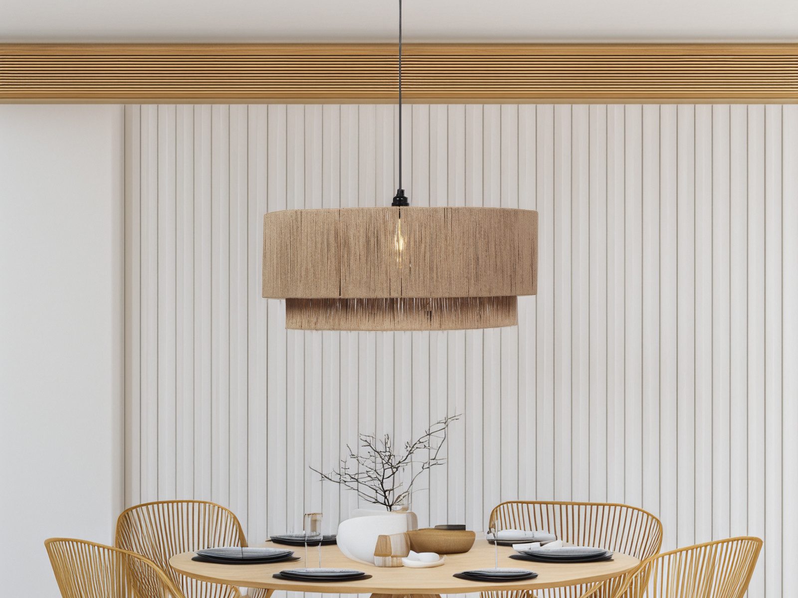 TRIO Leuchten LED Pendelleuchte, Dimmfunktion, LED wechselbar, warmweiß, gr günstig online kaufen