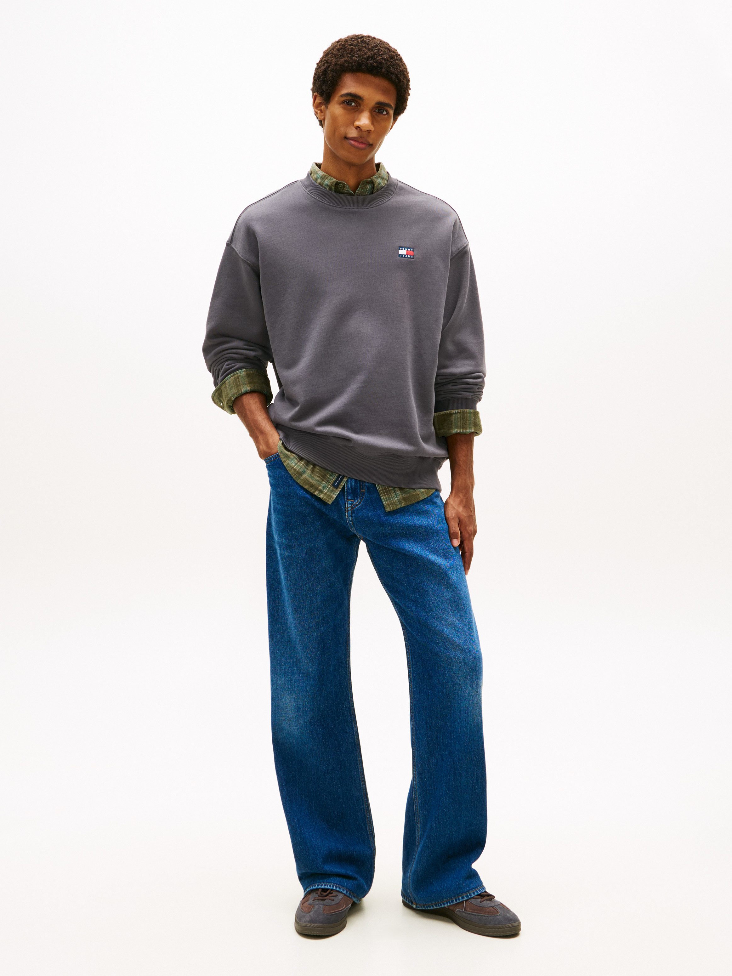 Tommy Jeans Sweatshirt TJ BADGE CREW unisex, relaxed fit