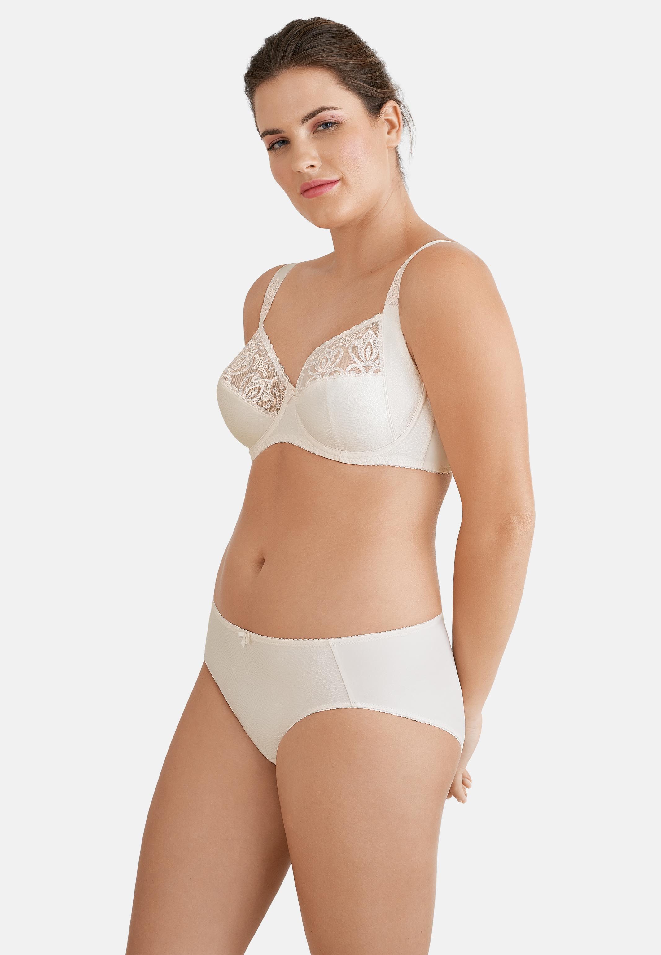 Felina Minislip Serenada (1-St) Mini Slip - Leicht glänzender Jacquard-Stoff auf der Vorderseite
