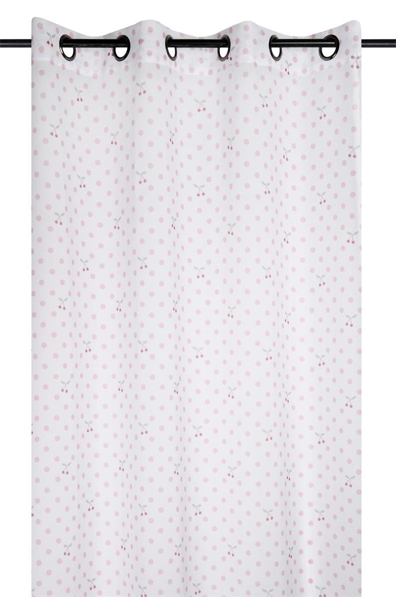 STOF Gardine Gardine MATTY mit Kirschmuster, 140 x 260 cm, modern