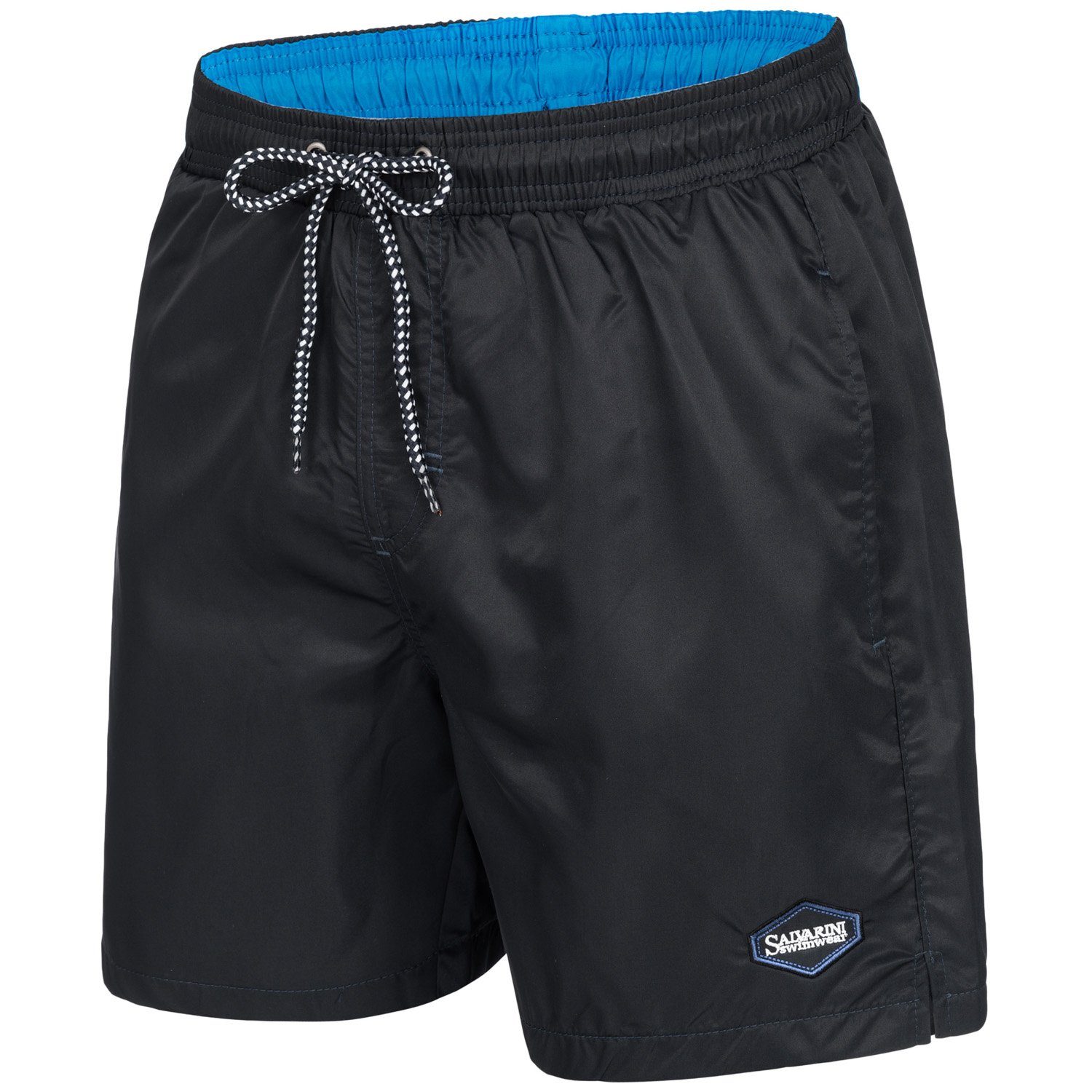 Reißverschlusstaschen Alessandro mit Shorts Salvarini Schwarz-Blau AS-135