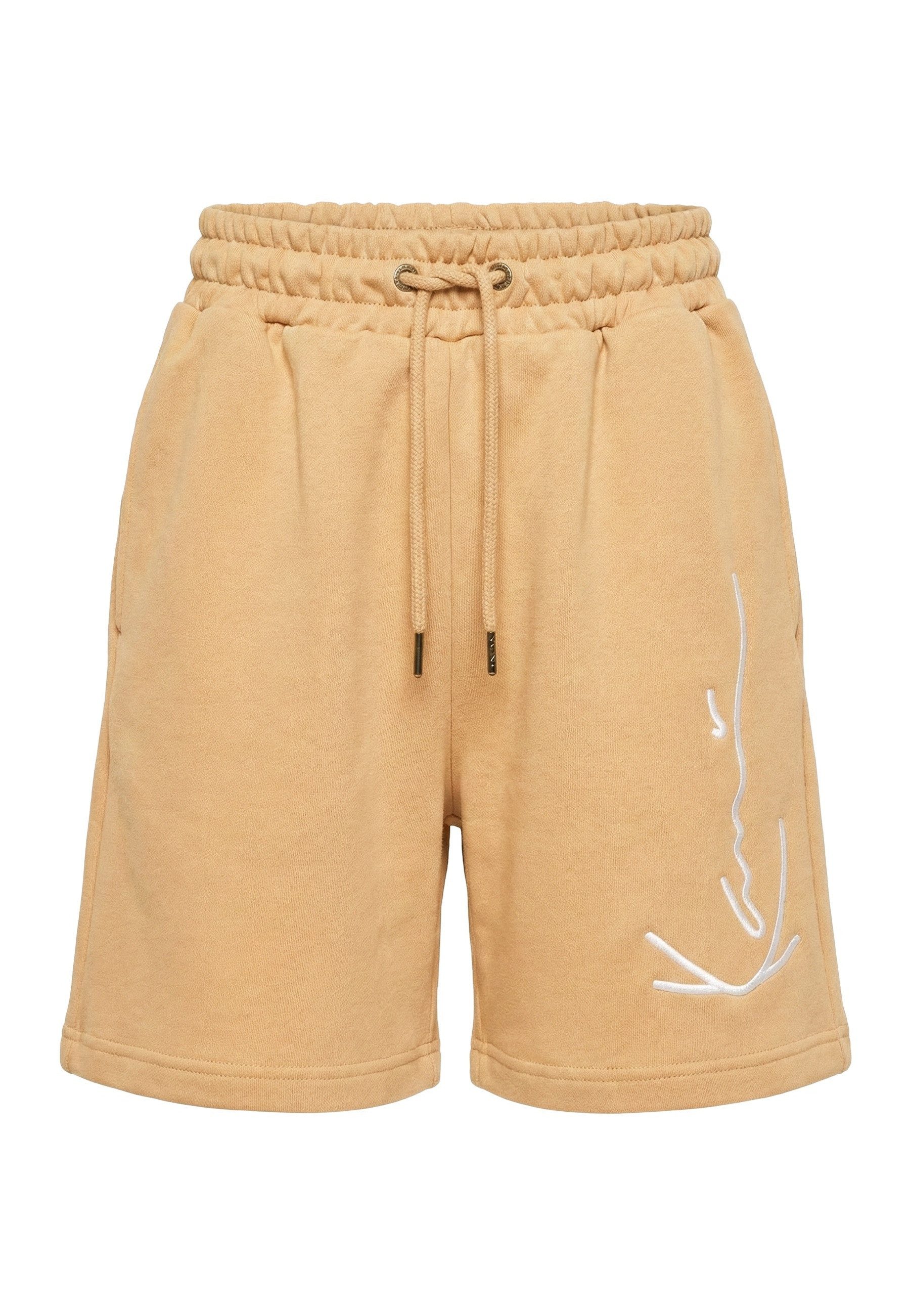 Karl Kani Stoffhose Karl Kani Damen KW222-019-1 KK Signature Loose Fit Sweat Shorts (1-tlg)
