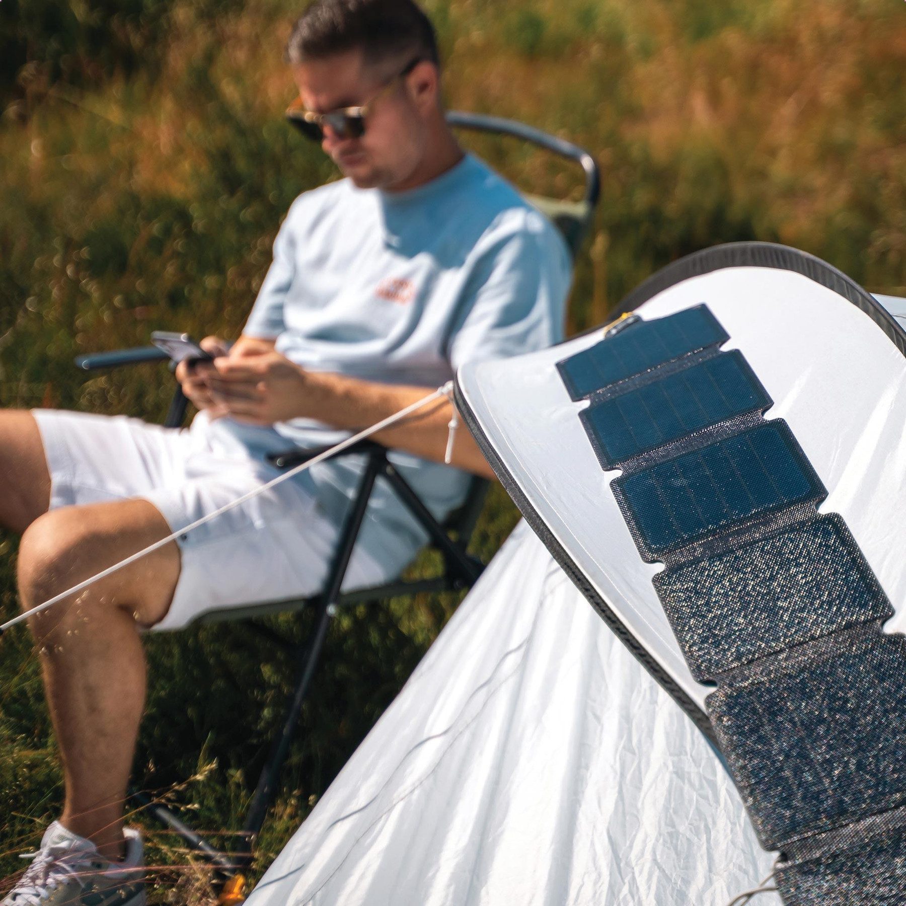 Aqiila AQIILA Solarpanel Sunbird P21, 21 W, USB-C, schwarz Solarladegerät