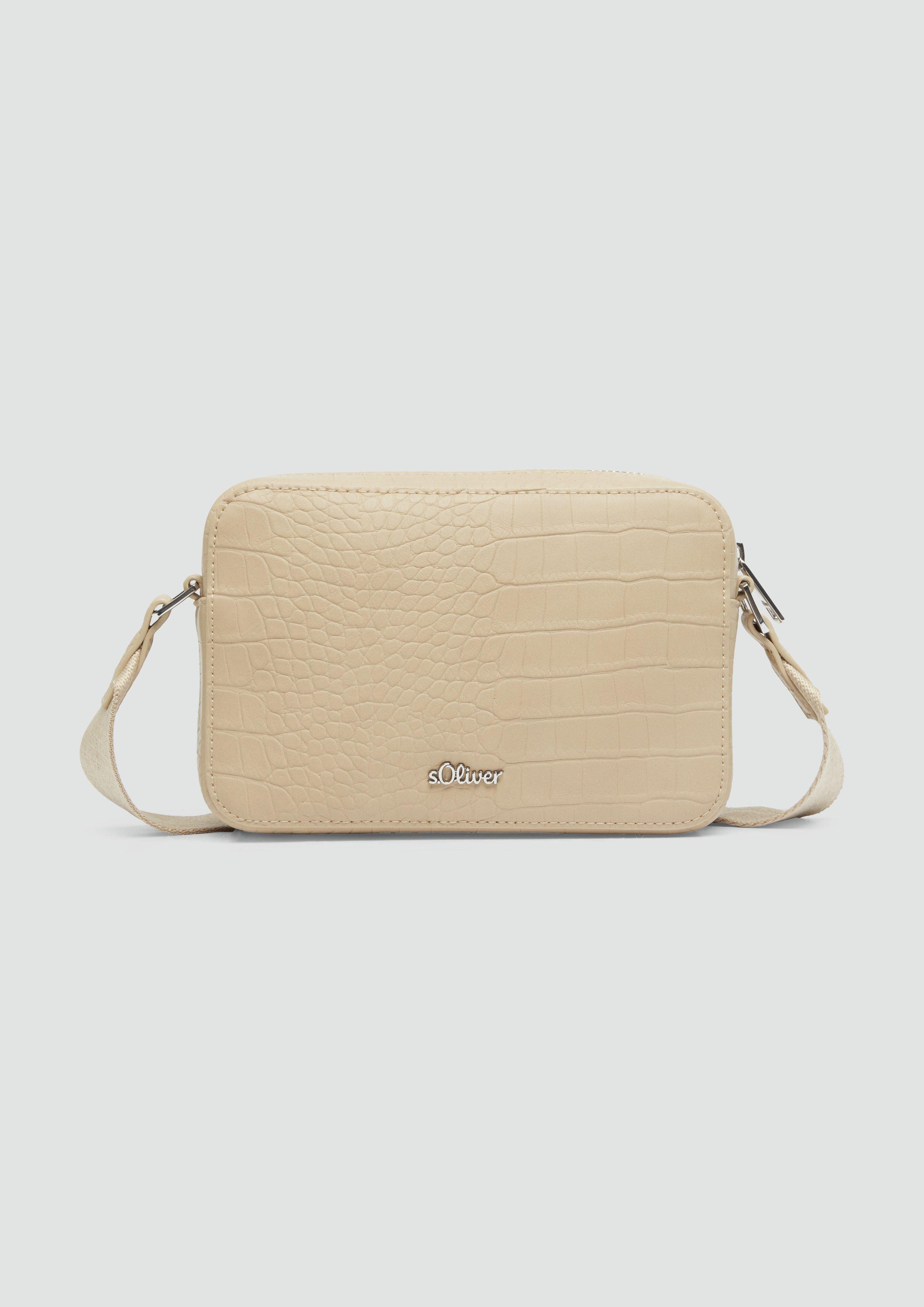 s.Oliver Tragetasche Kunstleder-Tasche in Reptilleder-Optik günstig online kaufen