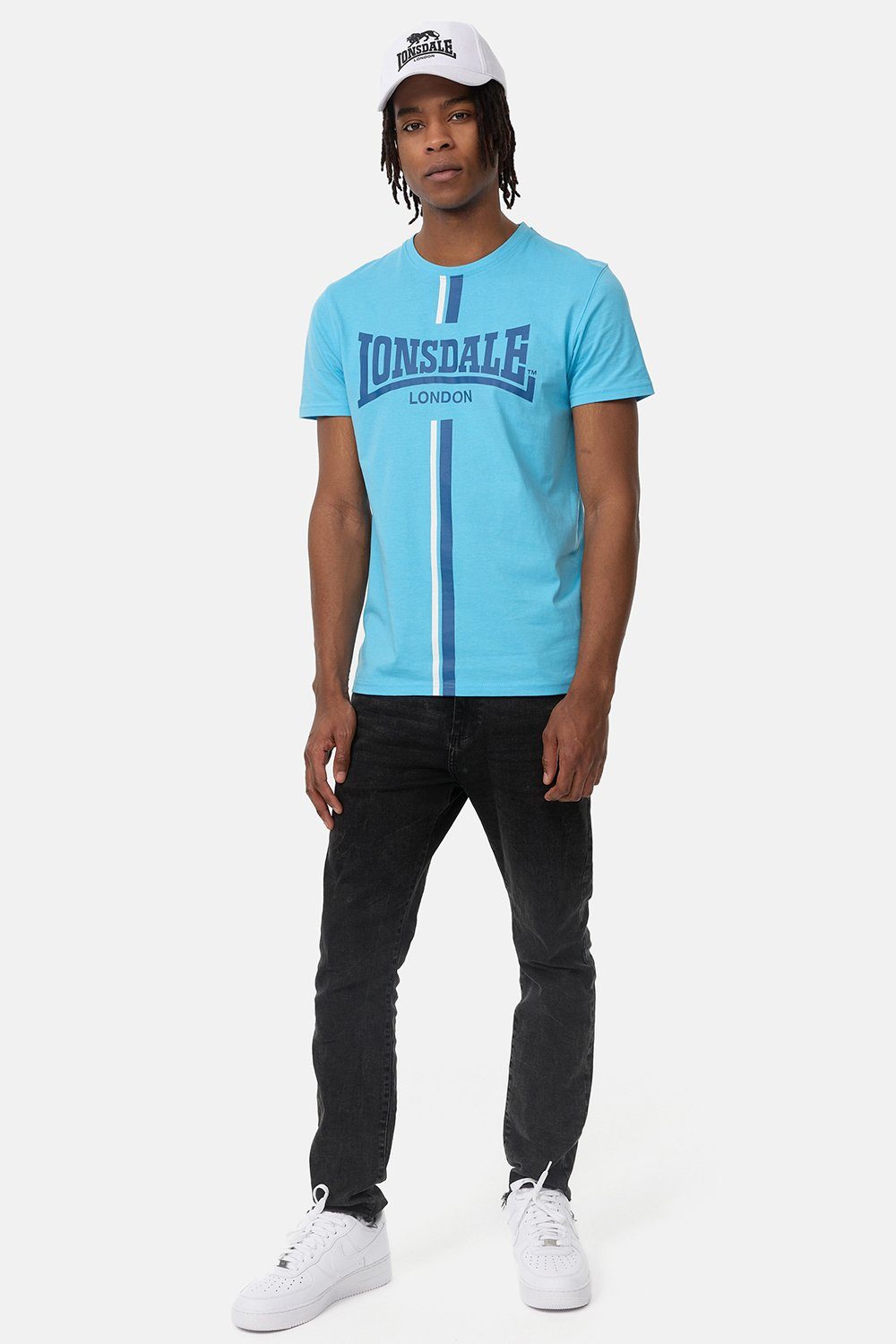 Lonsdale T-Shirt ALTANDHU Blue/Navy/White