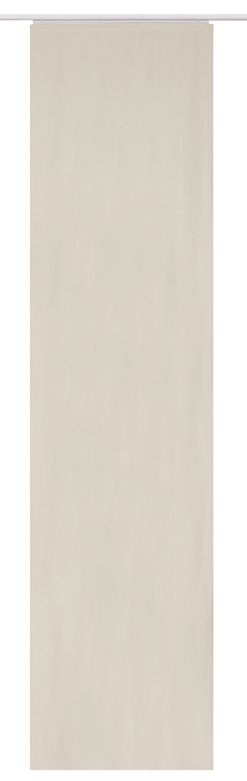 ELBERSDRUCKE Schiebegardine Schiebevorhang Lino beige 245x60cm günstig online kaufen