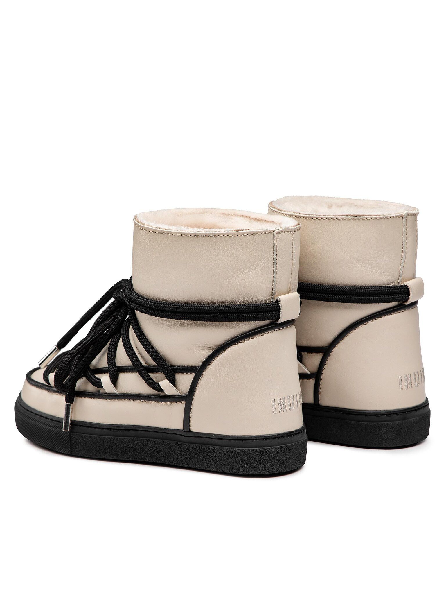 INUIKII Inuikii Damen Schneestiefel INUIKII-70202-088 VOLLLEDER PASTELLE BEIGE Winterstiefel